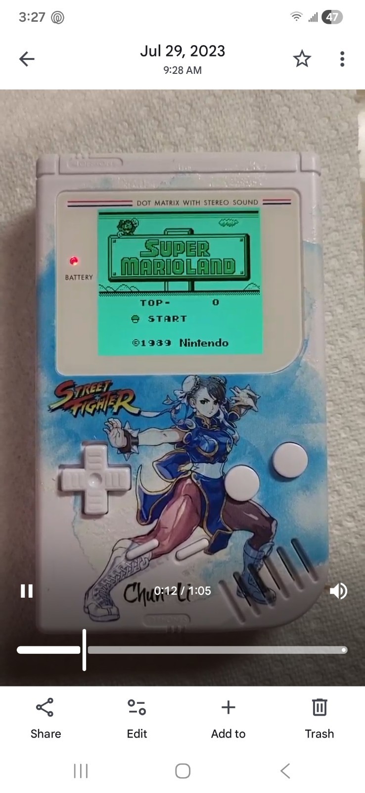 Gameboy DMG Nintendo Game Boy Console Tested and Working