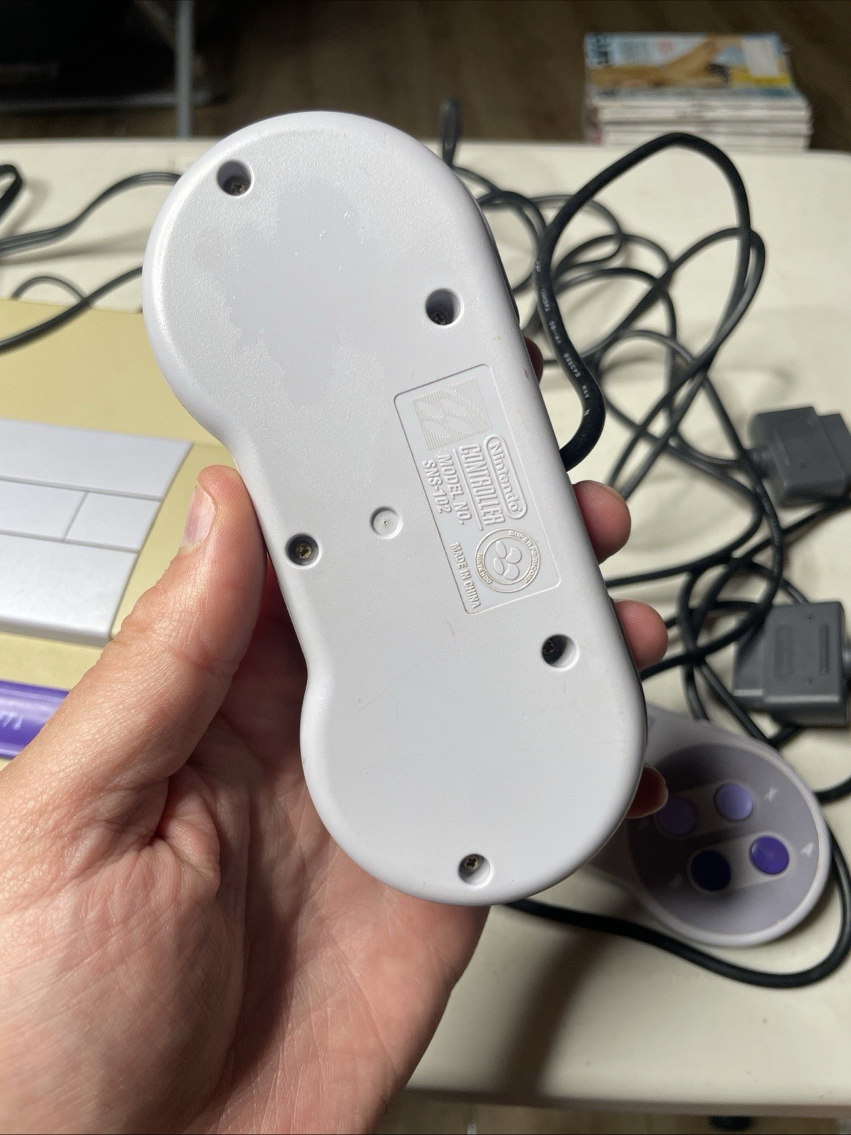 Super Nintendo SNES Console Bundle – Tested – Two Controllers