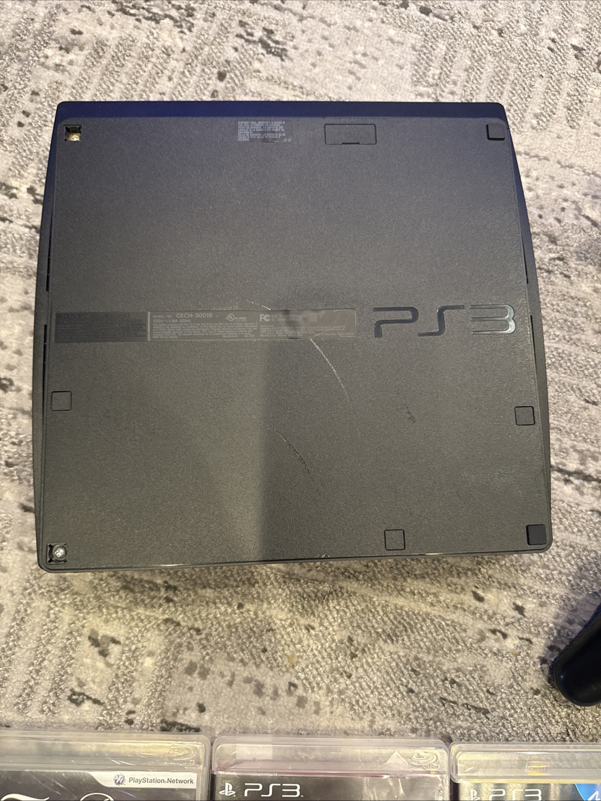 Sony PlayStation 3 PS3 Slim Console CECH-3001B 320GB – Games – Remote – Extras!