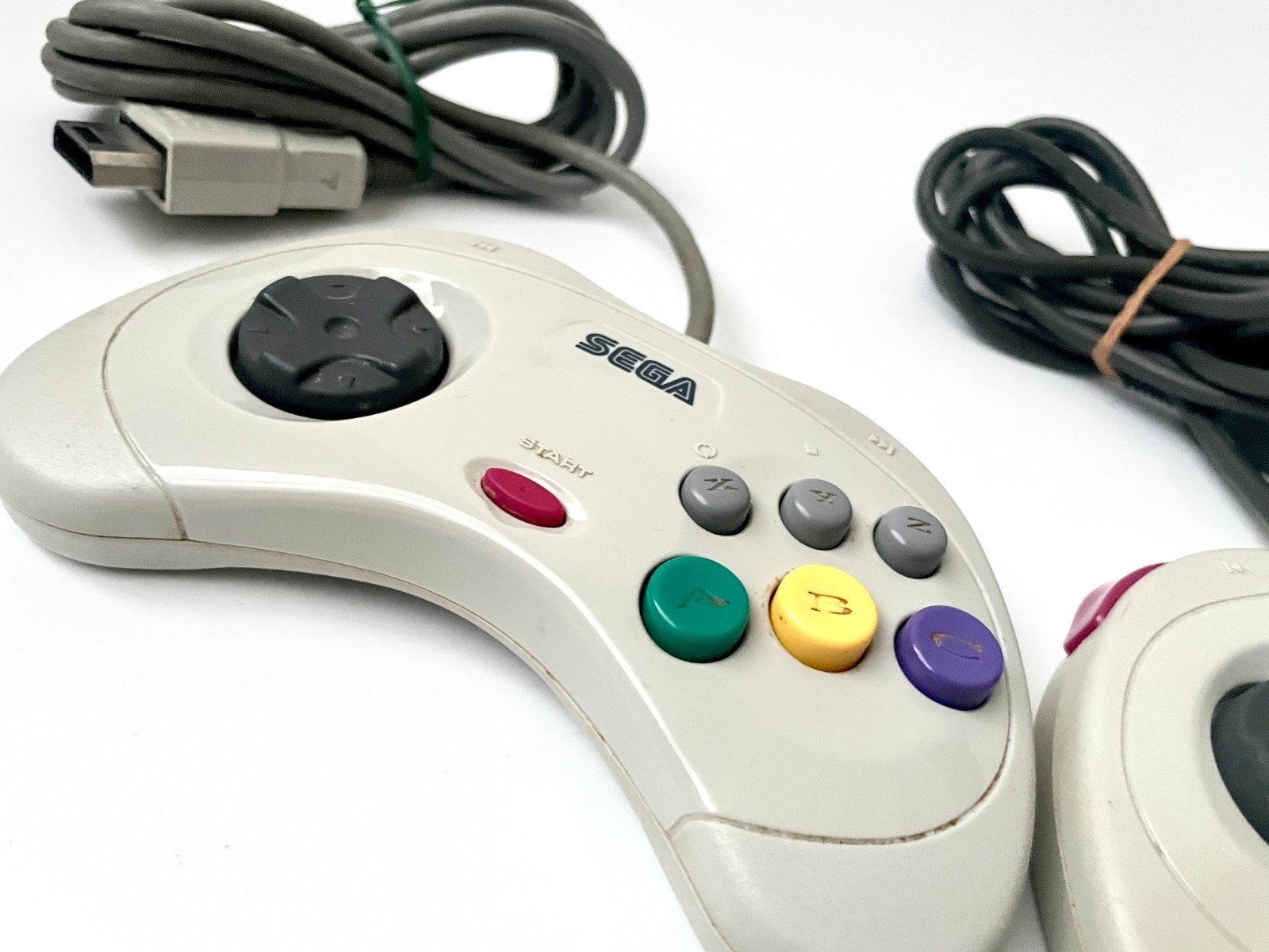 Sega Saturn White Console Bundle 2 Controllers Cables 5 Games NTSC-J Japan Retro
