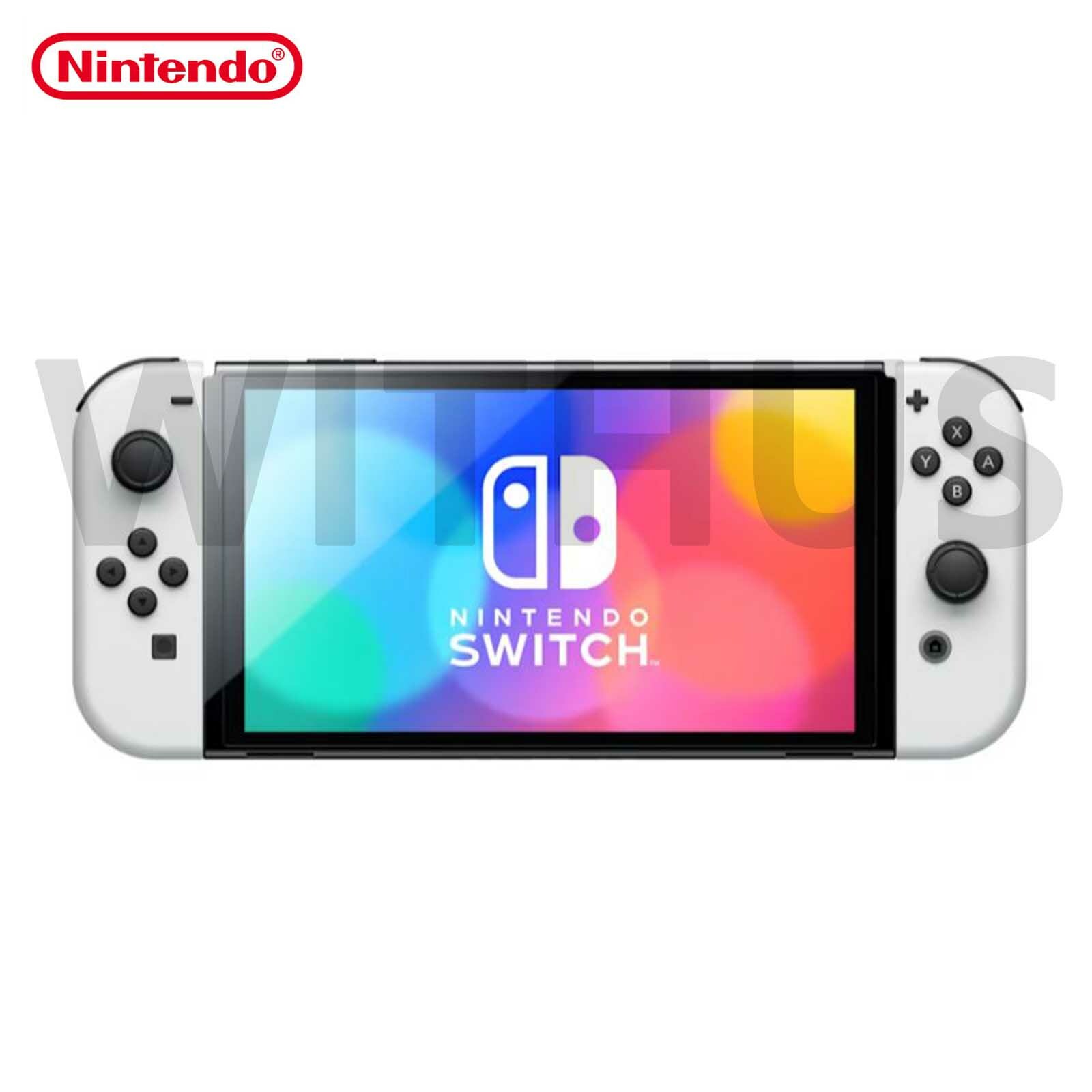 Nintendo Switch OLED Model HEG-001 Handheld Console – 64GB – White