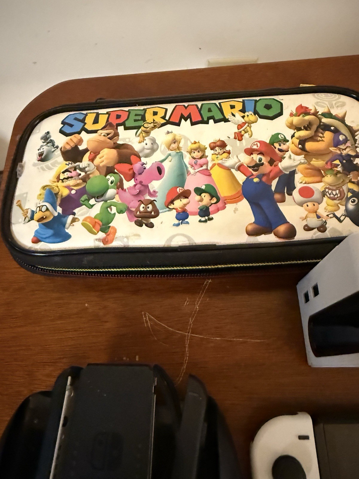 Nintendo Switch OLED Model White Handheld Console 64GB Wi-Fi USB-C & Accessories