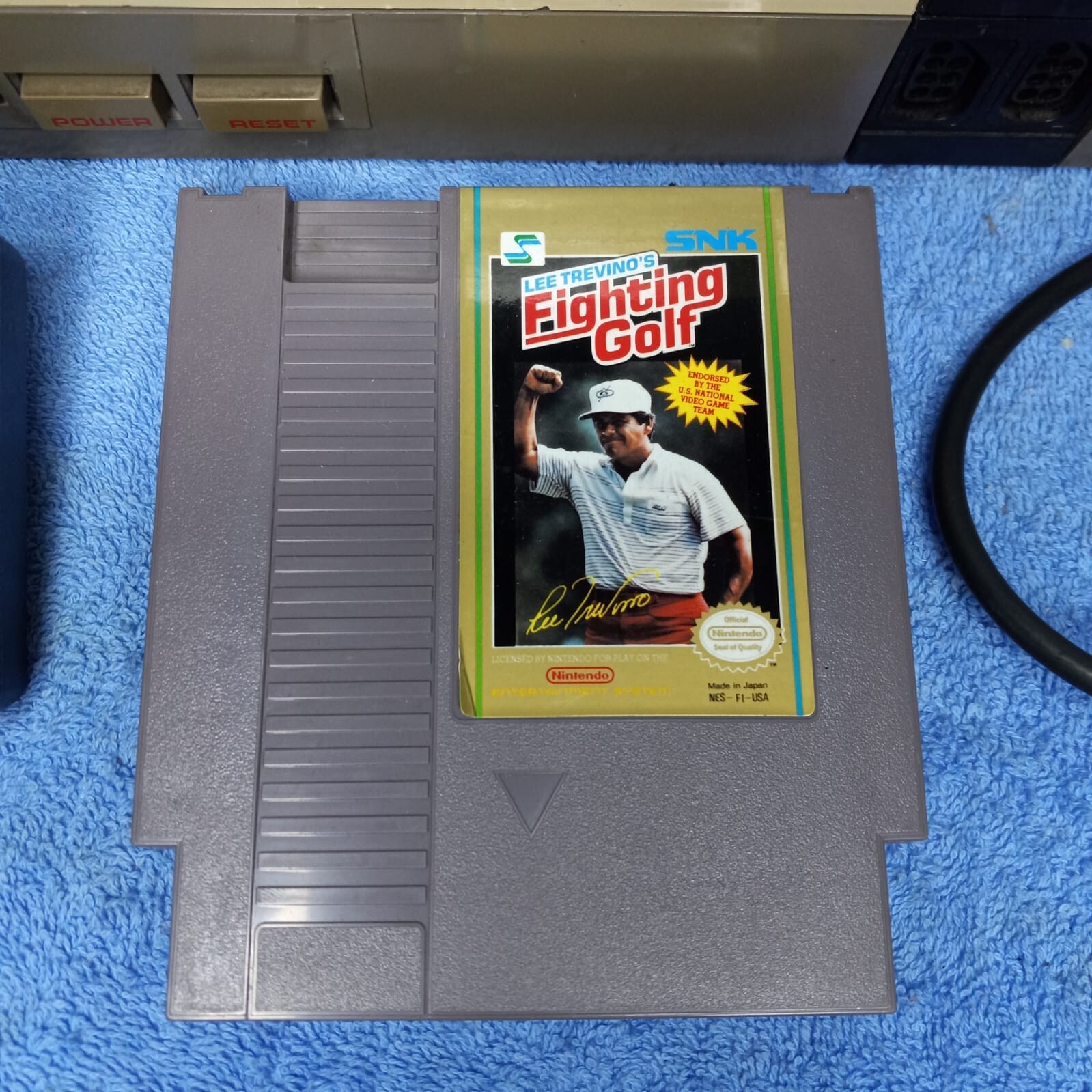 Nintendo NES Action Set Home Console – White/Gray + 2 Controllers + Golf Game