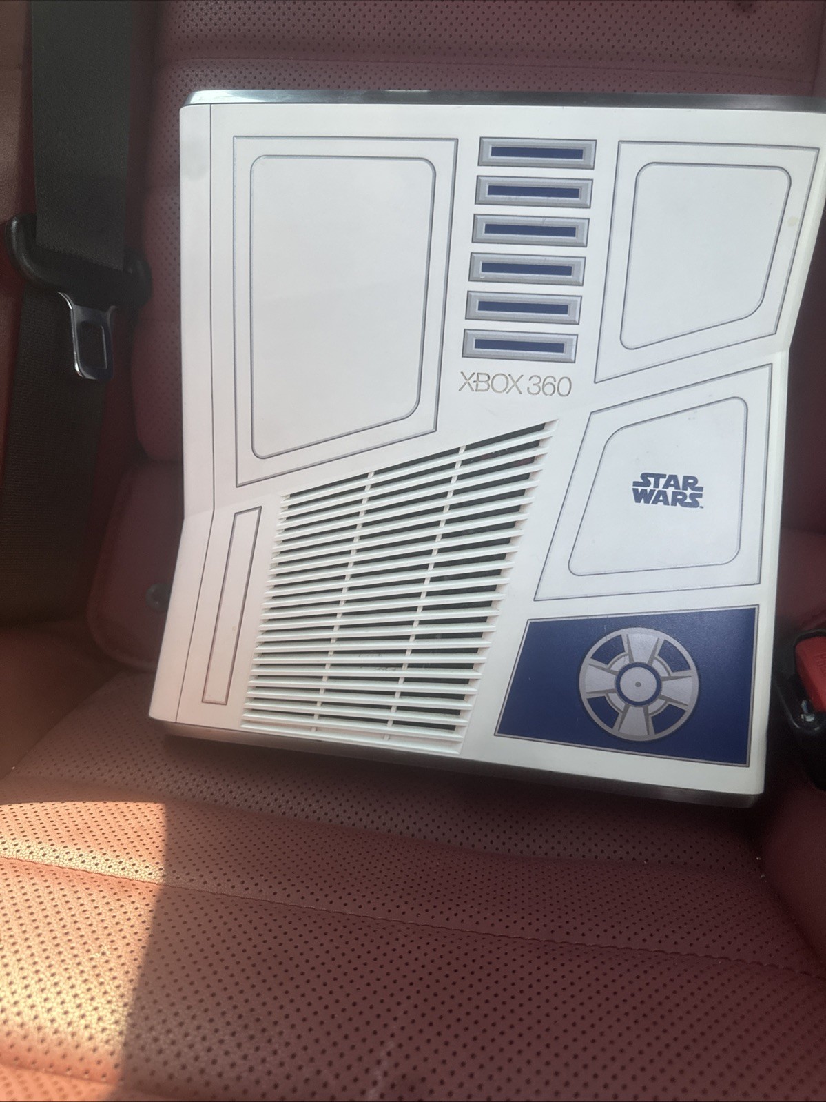 Microsoft Xbox 360 S R2D2 Star Wars Limited Edition Console FOR PARTS OR REPAIR