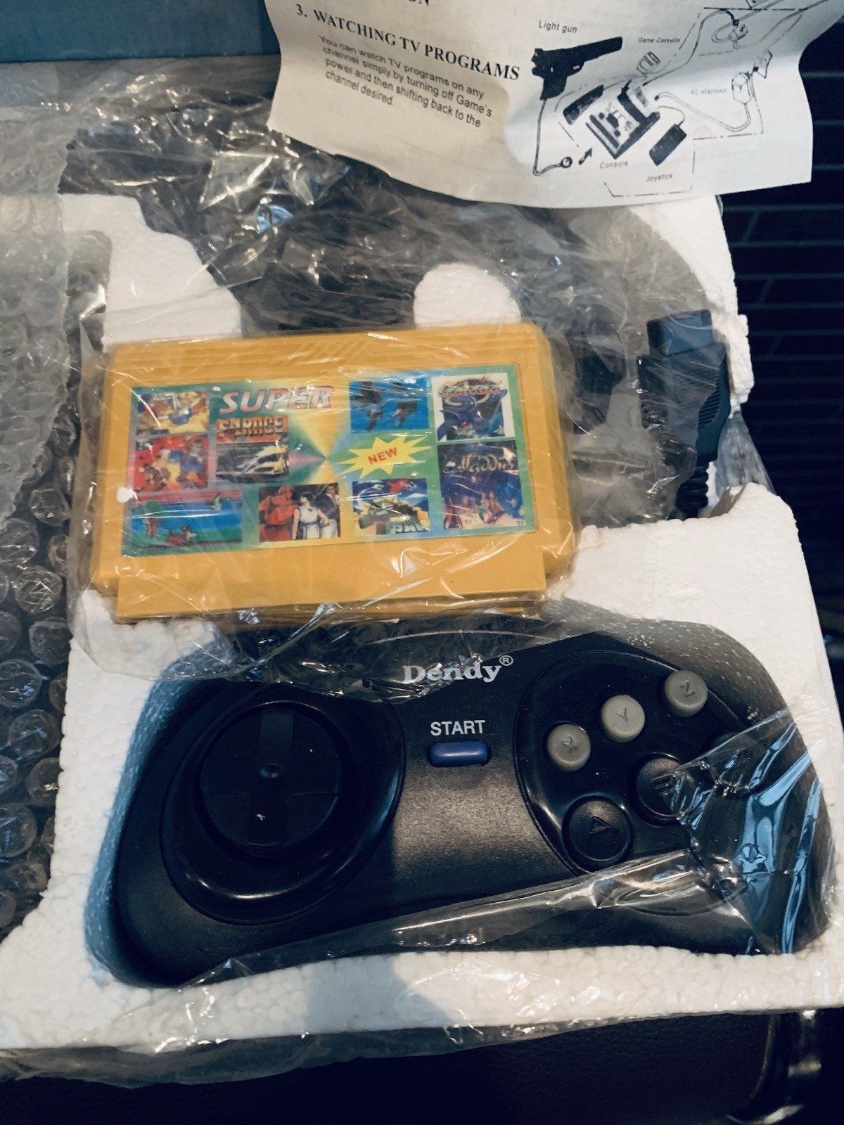 Dendy (Денди) 8-bit Famiclone (Nes) Collectible Game Console (Rare)