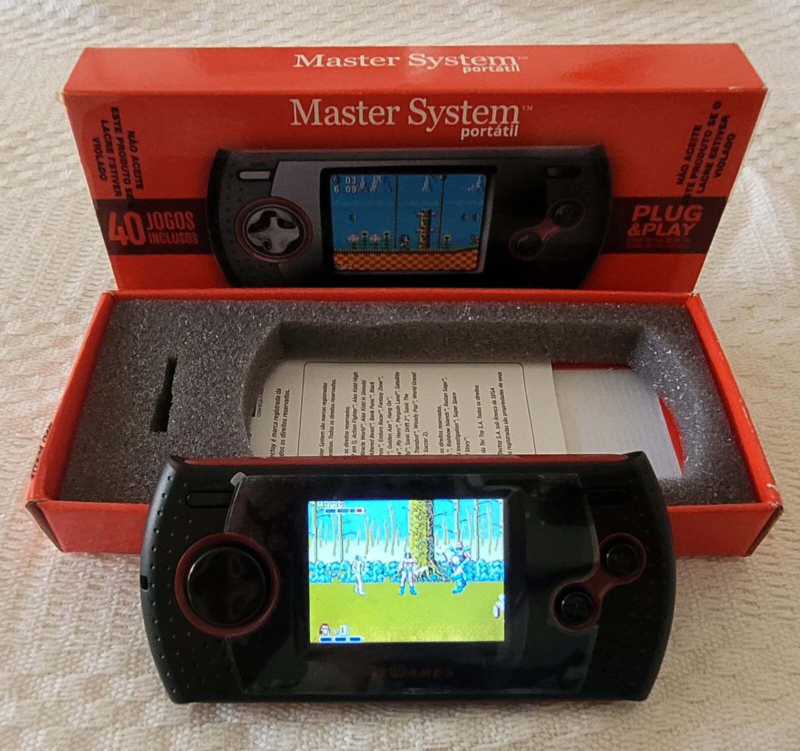 MASTER SYSTEM PORTABLE (PORTATIL) CIB – RARE HANDHELD CONSOLE BY TECTOY BRAZIL🔥