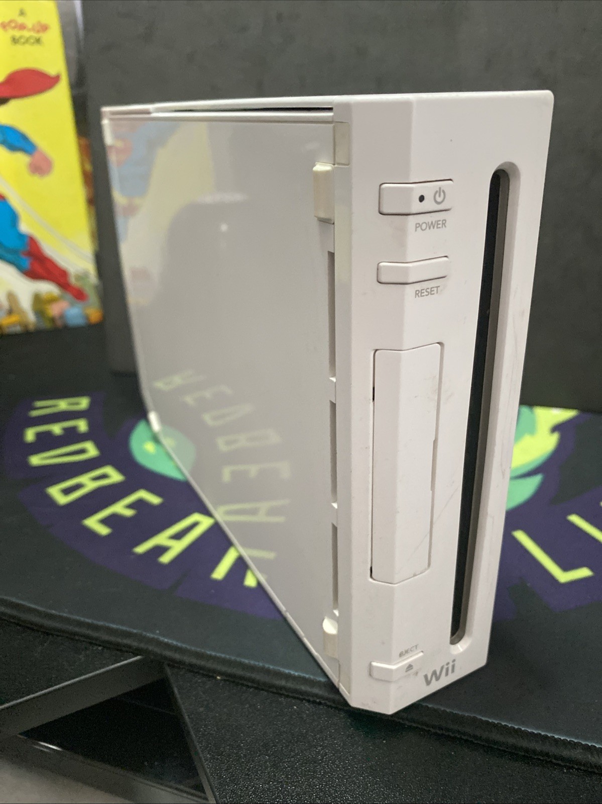 Nintendo Wii Console Only RVL-001 For Parts Or Repair Powers On A1 1