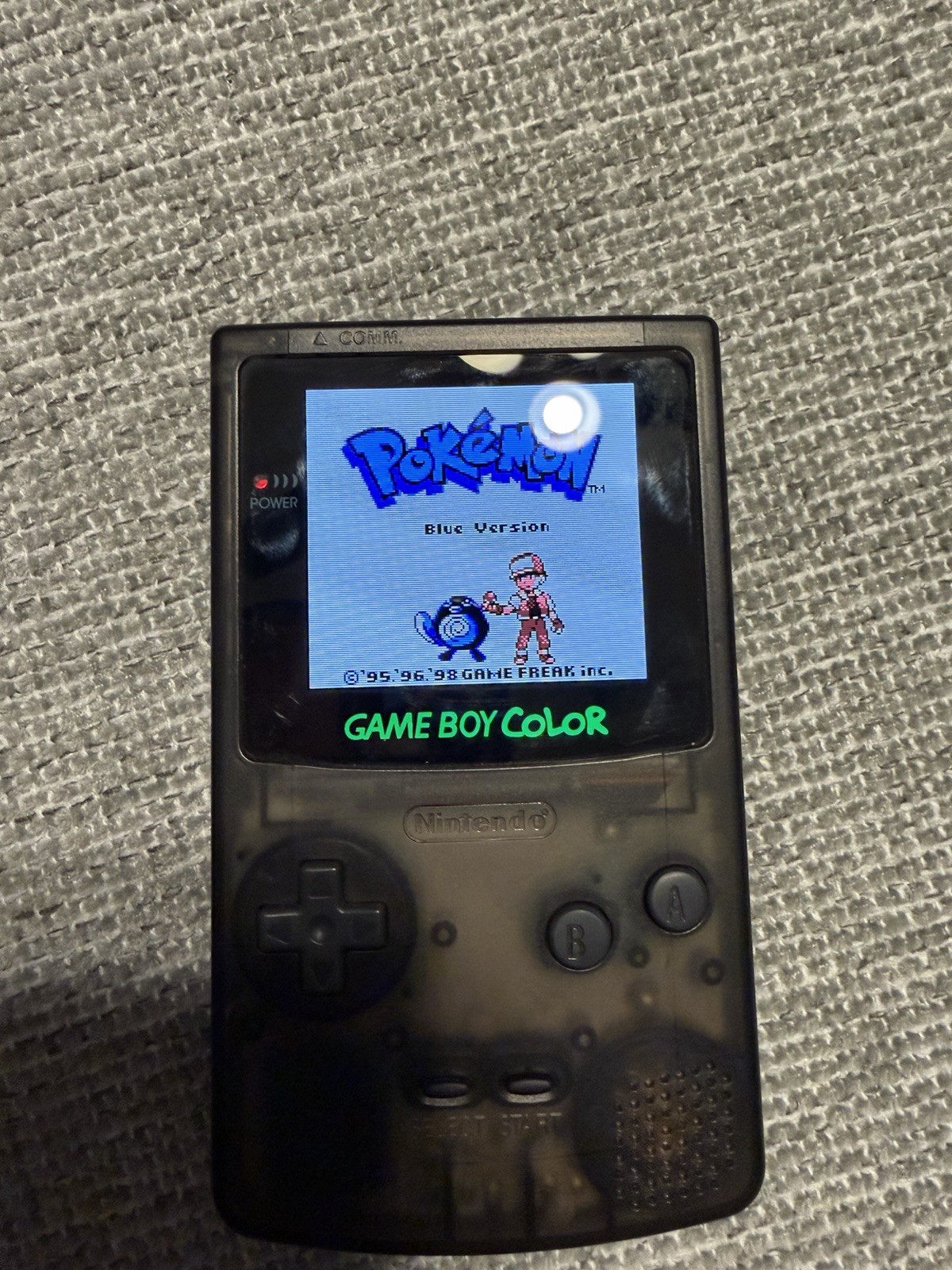Game Boy Gameboy Color OLED Custom Game Console Touch Control/AMP/USB-C Blue