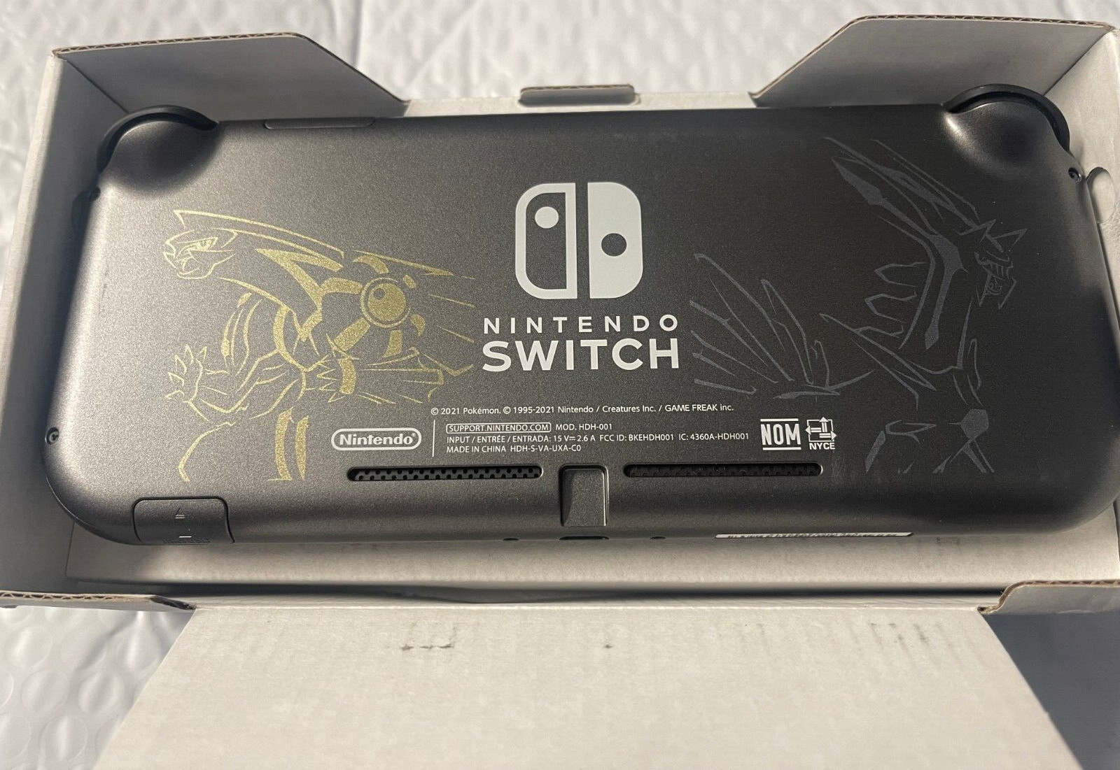 Nintendo Switch Lite Console Pokemon Dialga & Palkia Limited Edition – Gray