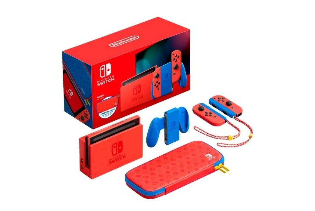 Nintendo Switch Mario Red & Blue Edition Console. ⚡Mario Celebration Bundle!⚡