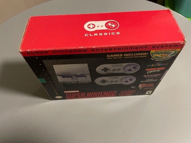 Authentic SNES Super Nintendo Classic Mini Super Entertainment System 21 Games