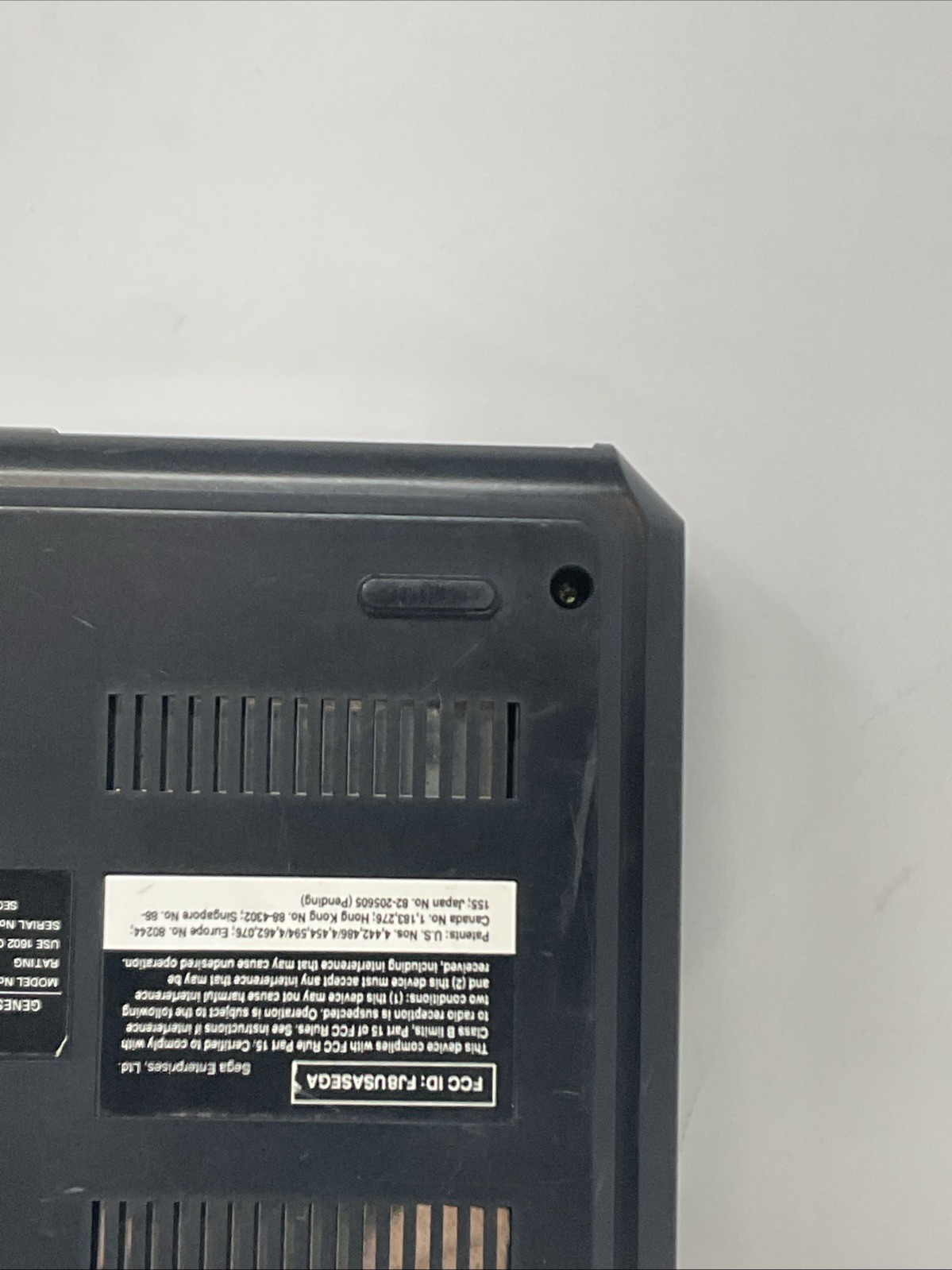 SEGA Genesis – Home Console – Black (MK-1601) – Tested – Working!