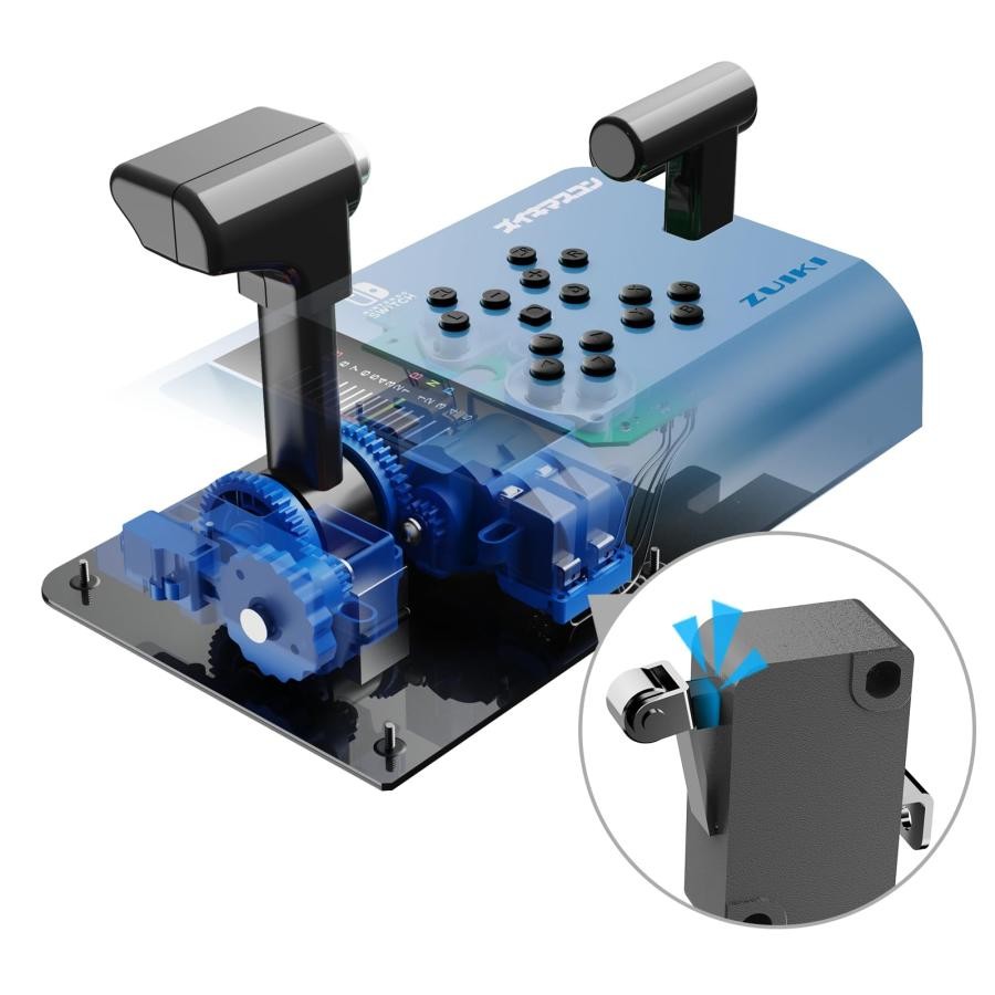 ZUIKI MASCON Controller GO By Train Densha De GO NINTENDO Switch Blue NEW JPN