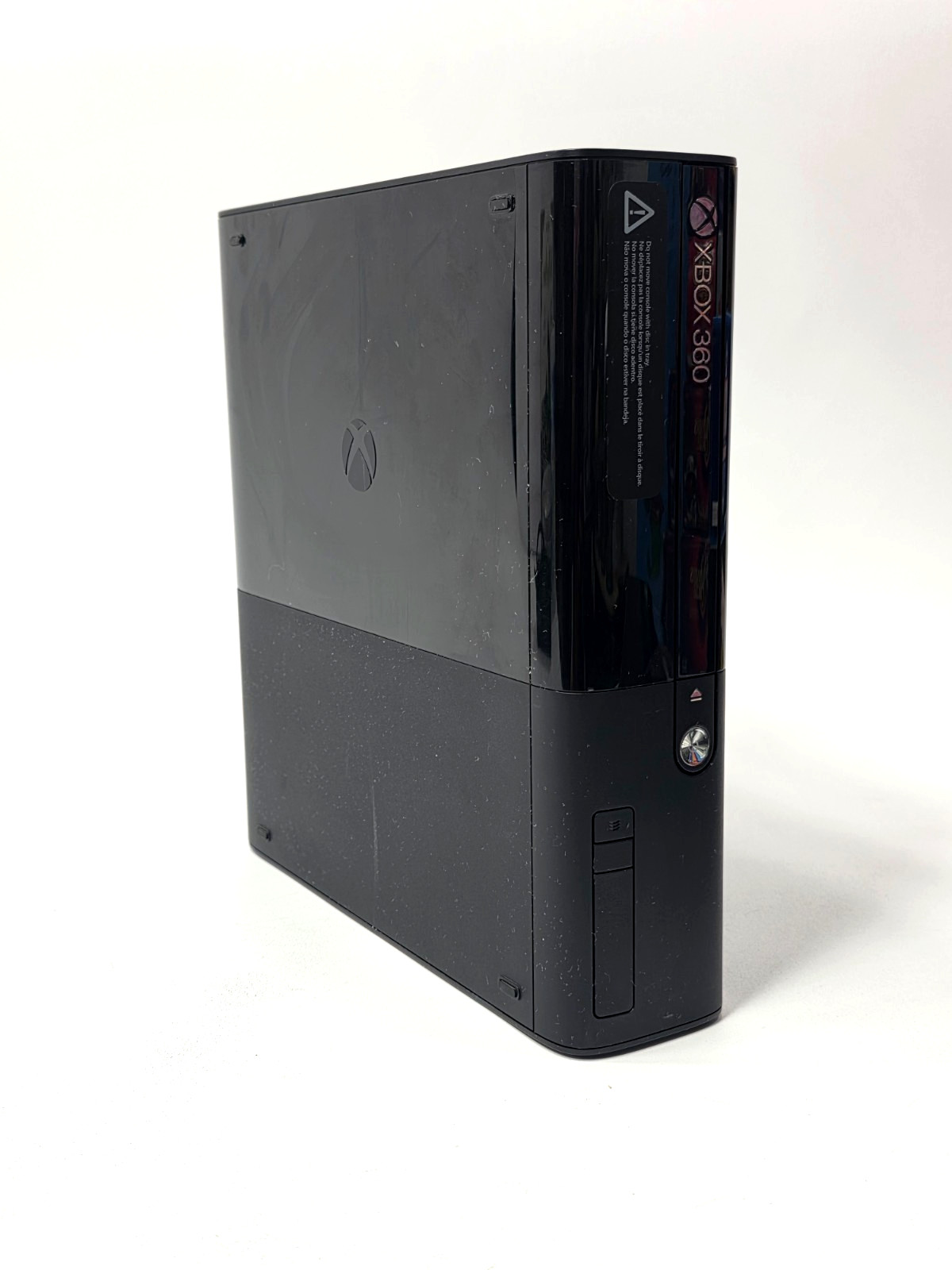 Microsoft Xbox 360 E Console No Hard Drive Black w/ Kinect Tested & Works!