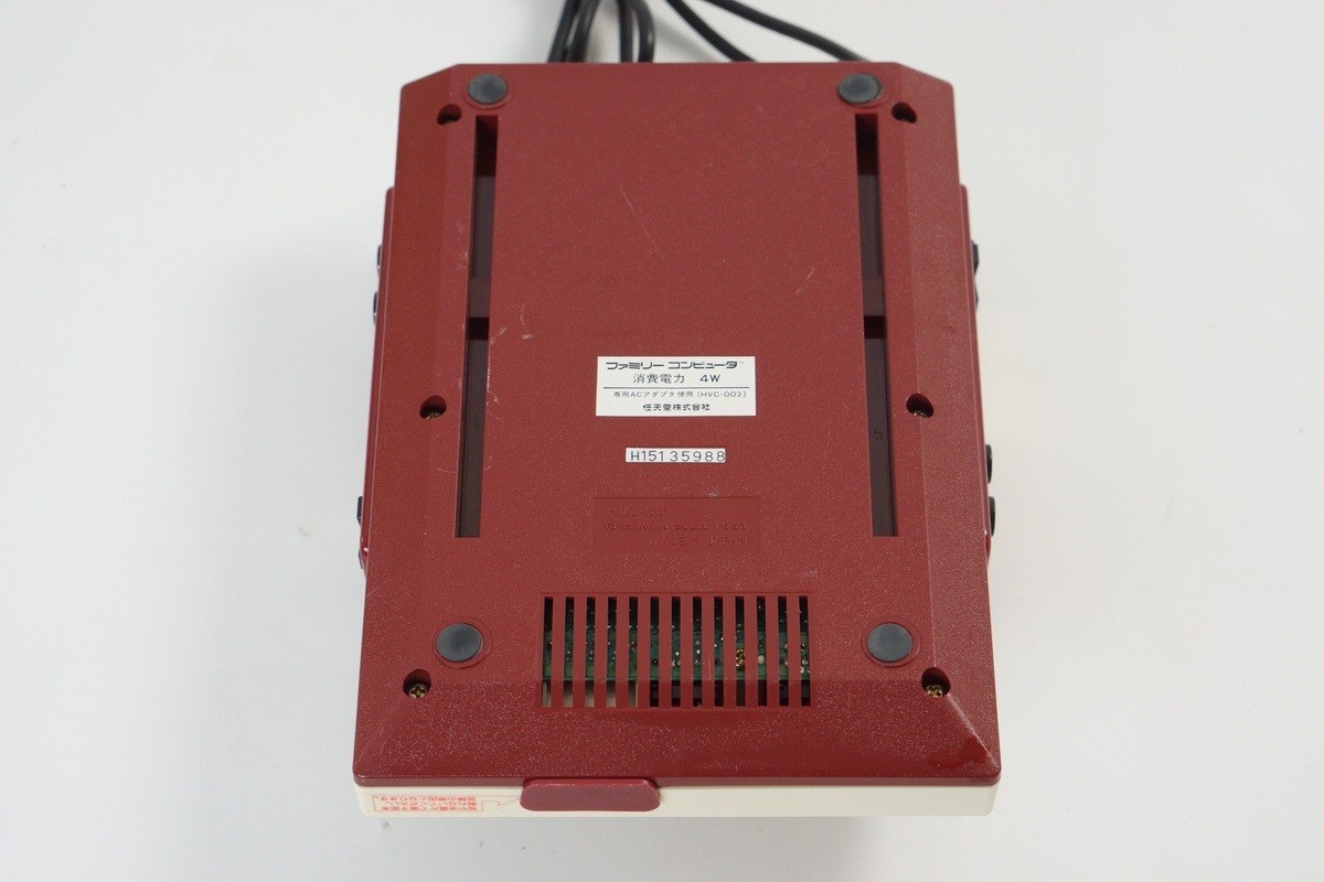 Famicom Console HVC-001 Nintendo FC Tested System -HDMI Adapter- H6334090