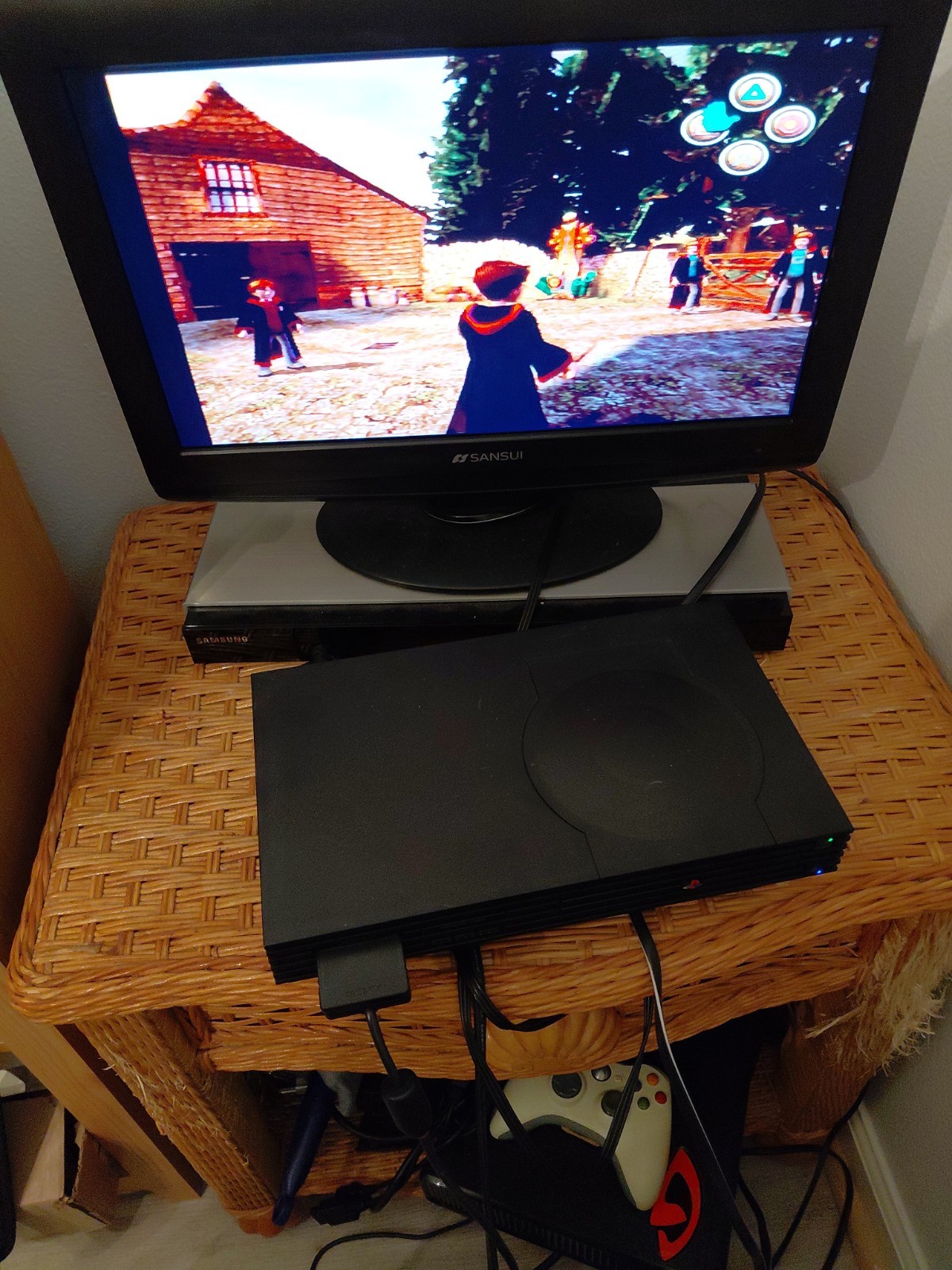 Sony PlayStation 2 Console – Black (SCPH-39001) Tested Works Comes Complete!