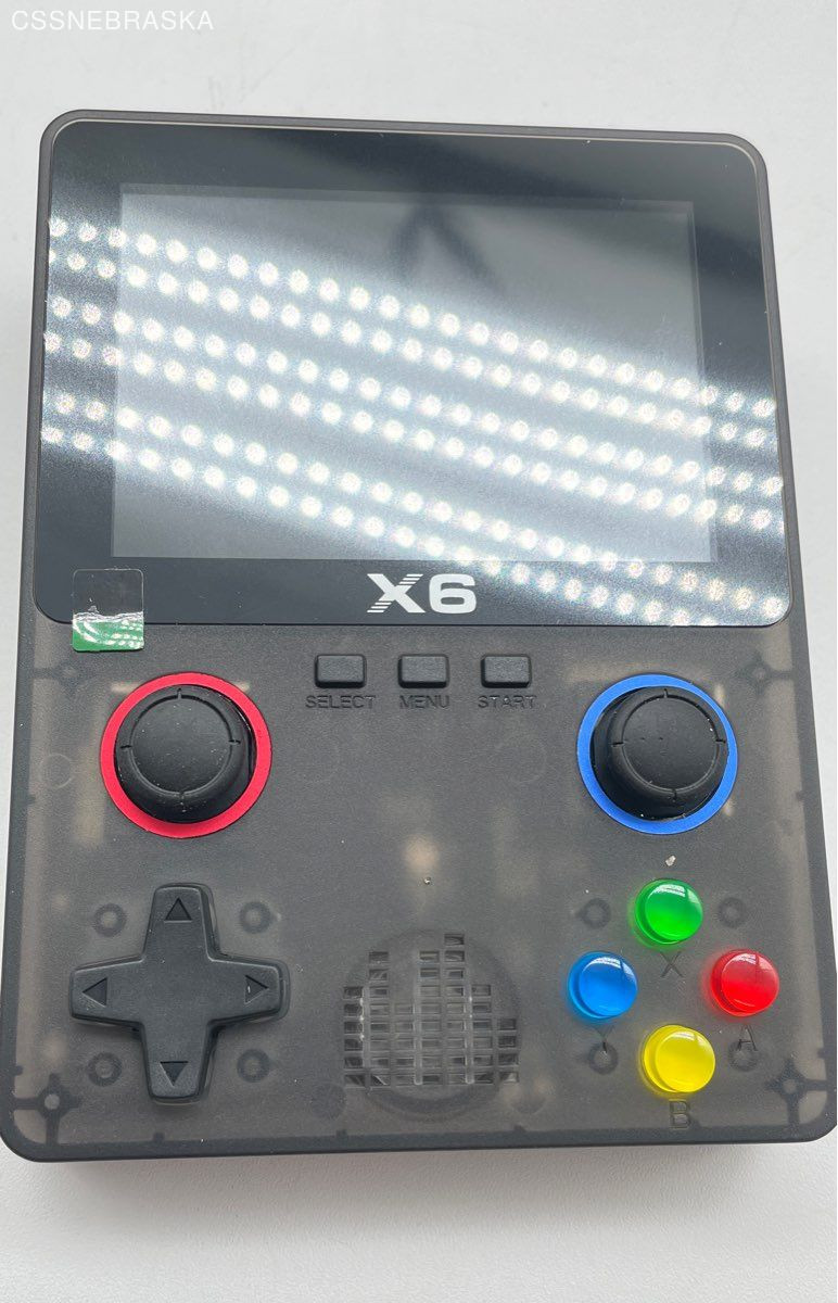 X6 3.5 Inch IPS Screen Handheld Game Players Dual Joystick 10000+ Game Retro