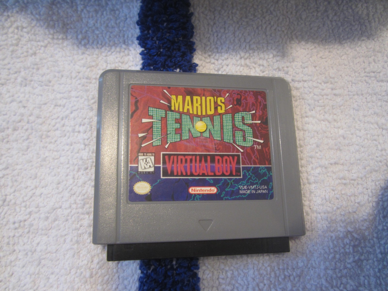 FOR PARTS Nintendo Virtual Boy Console VUE-001 W/MARIO TENNIS POWERS ON NO IMAGE