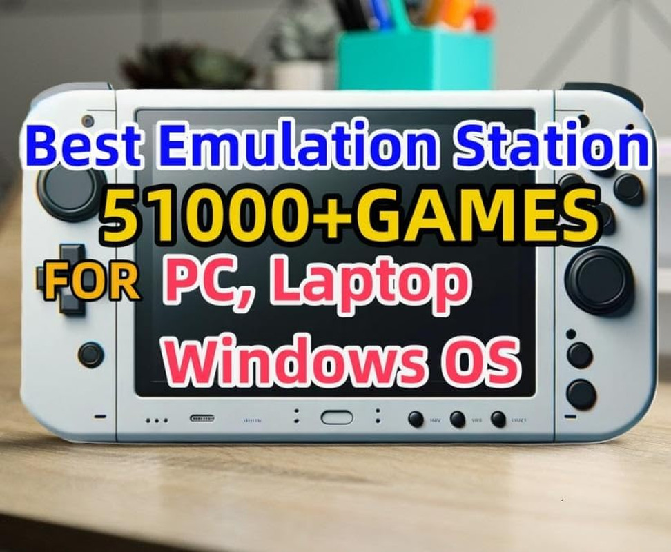 512GB Retrobat Game System for Handheld Consoles, Windows OS, Batocera System Em