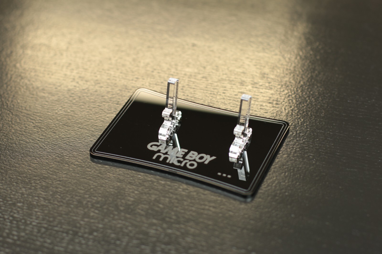 Acrylic Display Stand for Handheld Console Nintendo Game Boy Micro