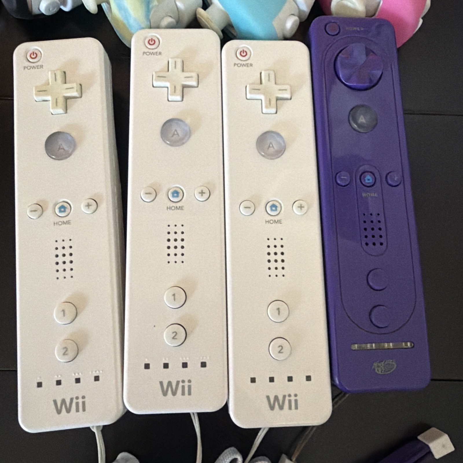 Nintendo Wii Console GameCube Compatible Bundle 4 Remotes Wii Sports Tested