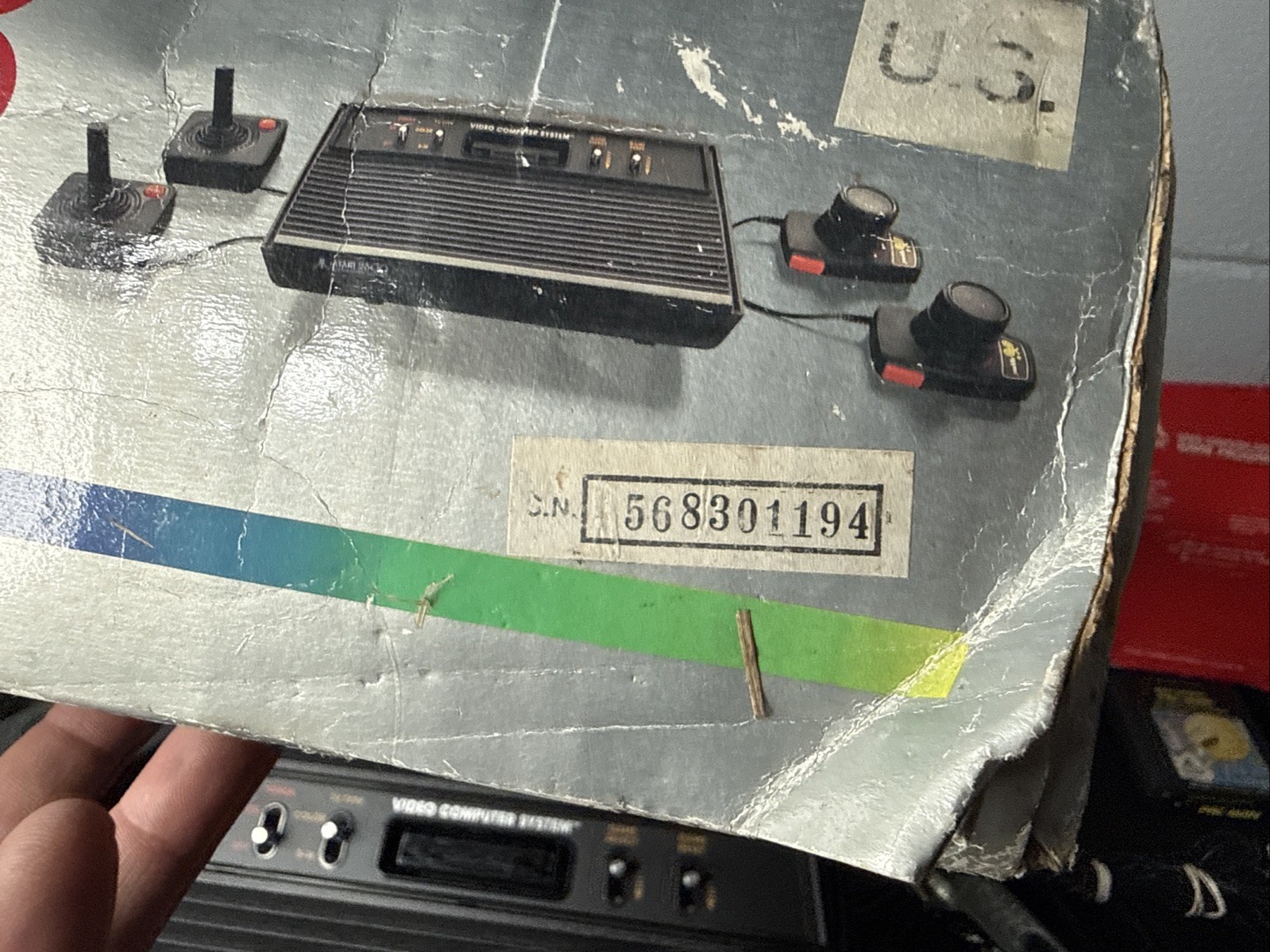 Atari 2600 Darth Vader Console Boxed + Controllers Cables 2 Games – Great – Read