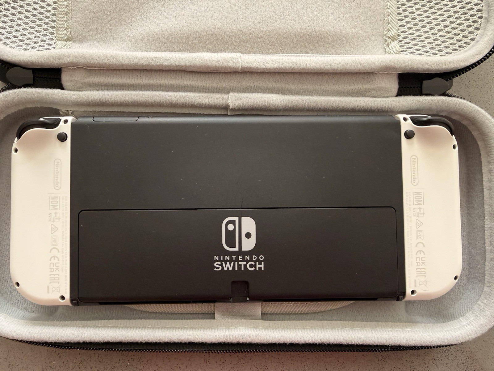 Nintendo Switch OLED White 64GB + 128GB SD + Mario Kart 8 Deluxe + Dock Bundle