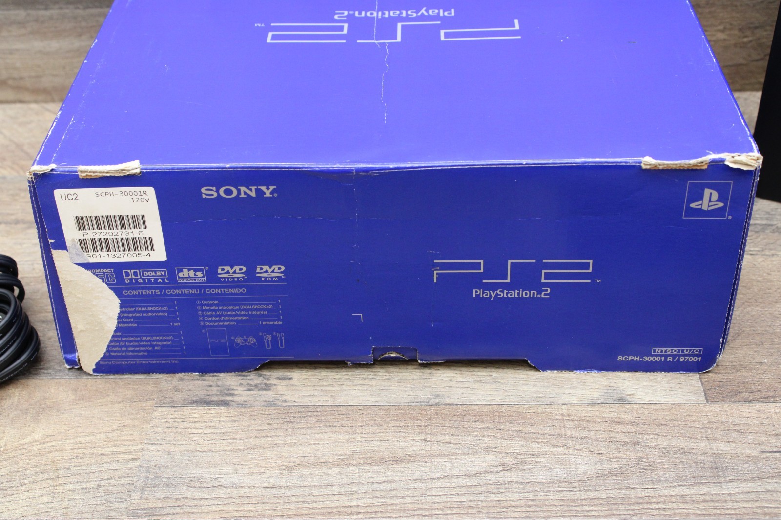 Sony PlayStation 2 PS2 SCPH-30001 R Video Game Console with Box – Tested CLEAN