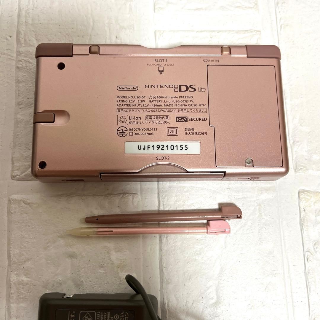 3DS/2DS/DS Nintendo Ds Lite Main Unit Set Of 2 Working Items Accessories C Japan
