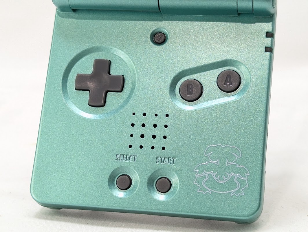 GameBoy Advance SP Venusaur Edition Type-C IPS LCD Handheld Console Tested JAPAN