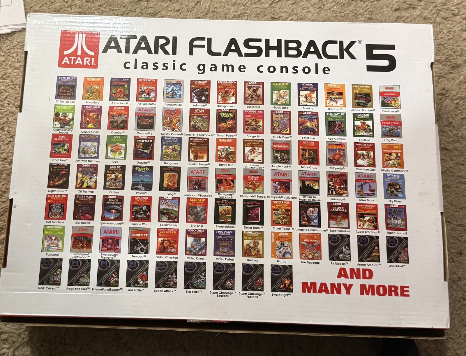 Atari Flashback 5 Classic Game Collector’s Edition Black Console