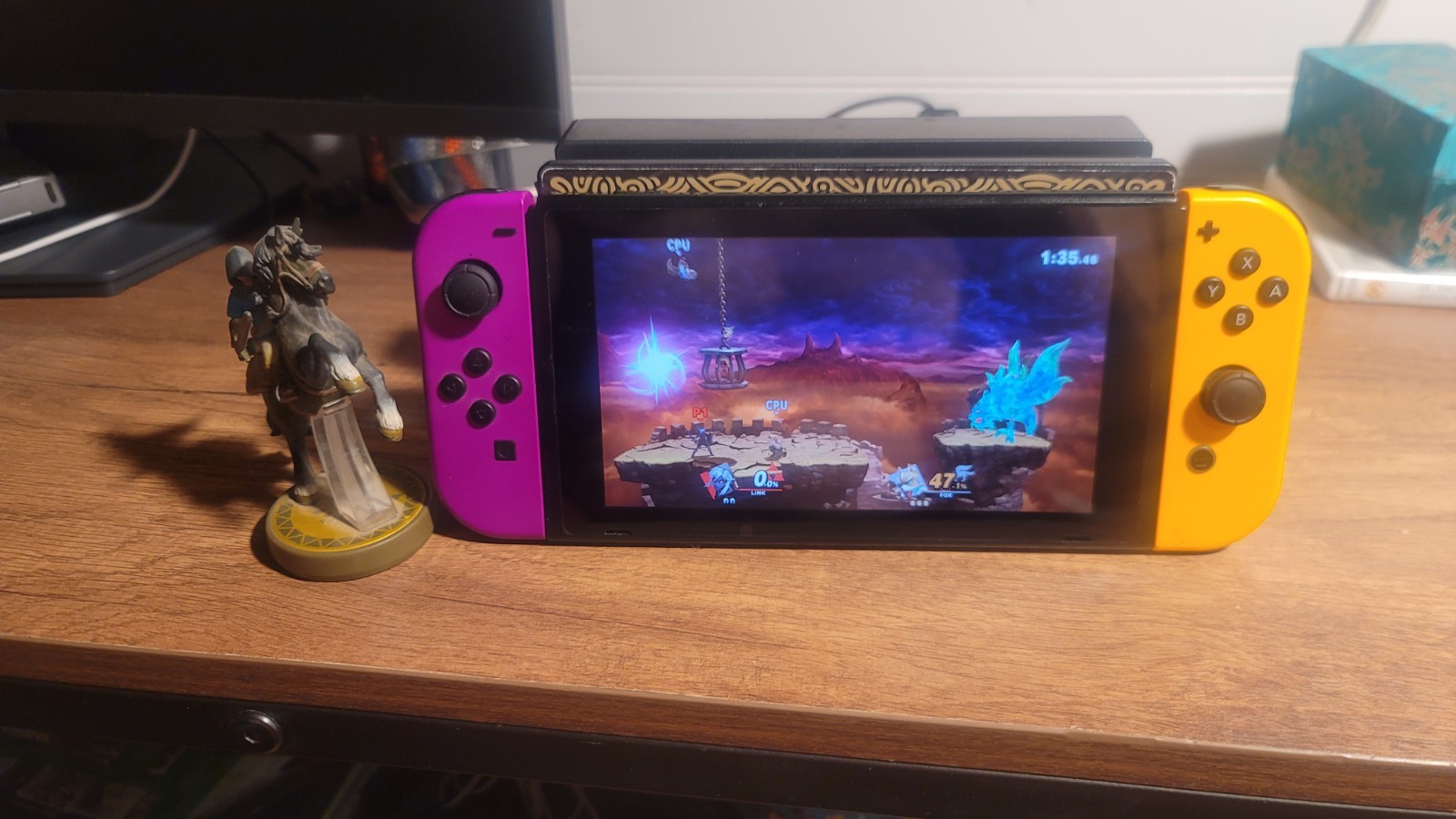 Nintendo Switch w/ Joy-Con Controllers & Zelda Carrying Case and extras
