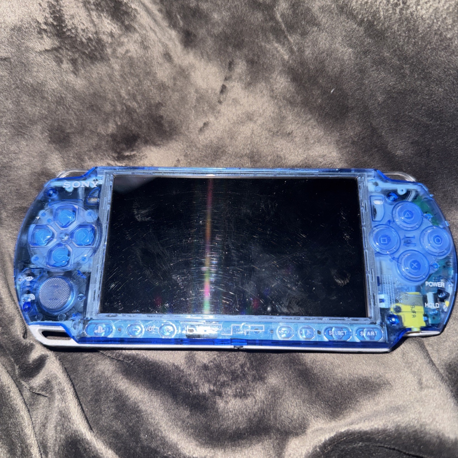 Sony PSP-3000 Translucent Blue Handheld Console