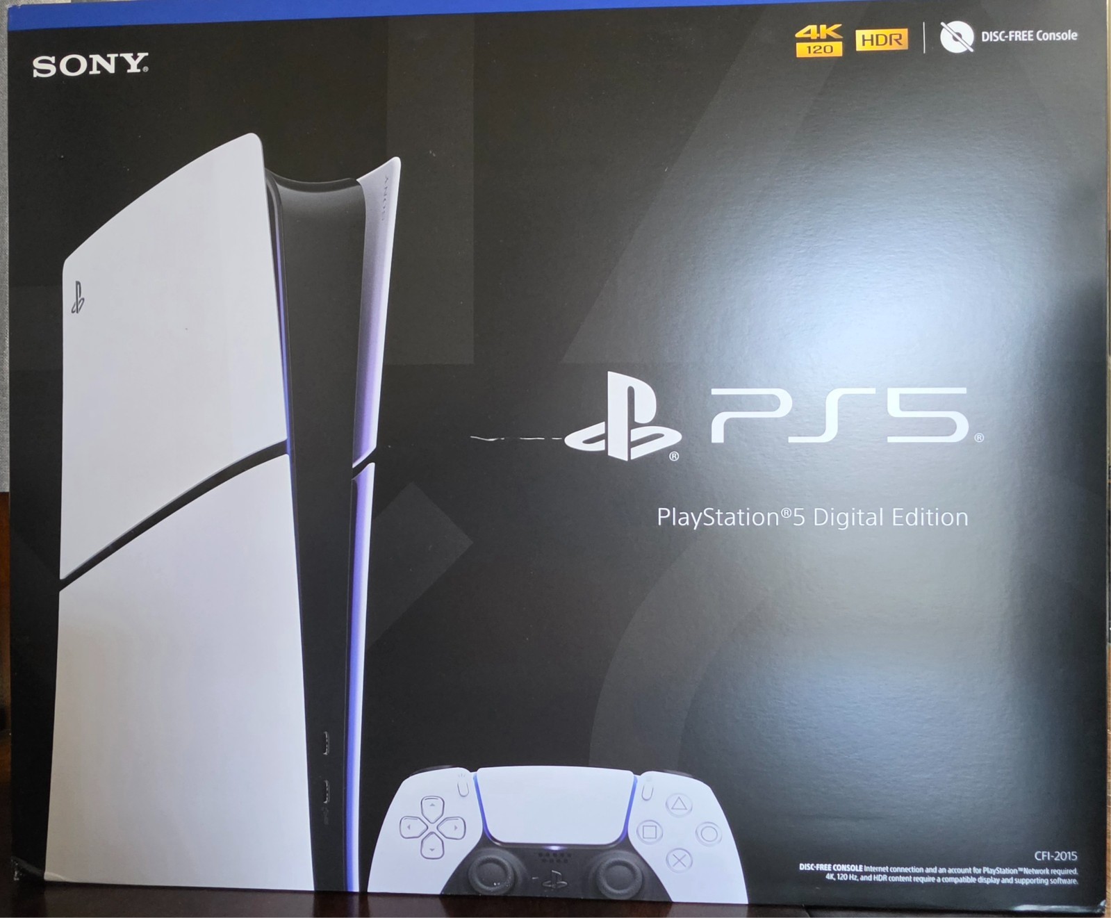 SONY PLAYSTATION 5 (PS5) CONSOLE 1TB – DIGITAL EDITION – CFI-2015 – BRAND NEW