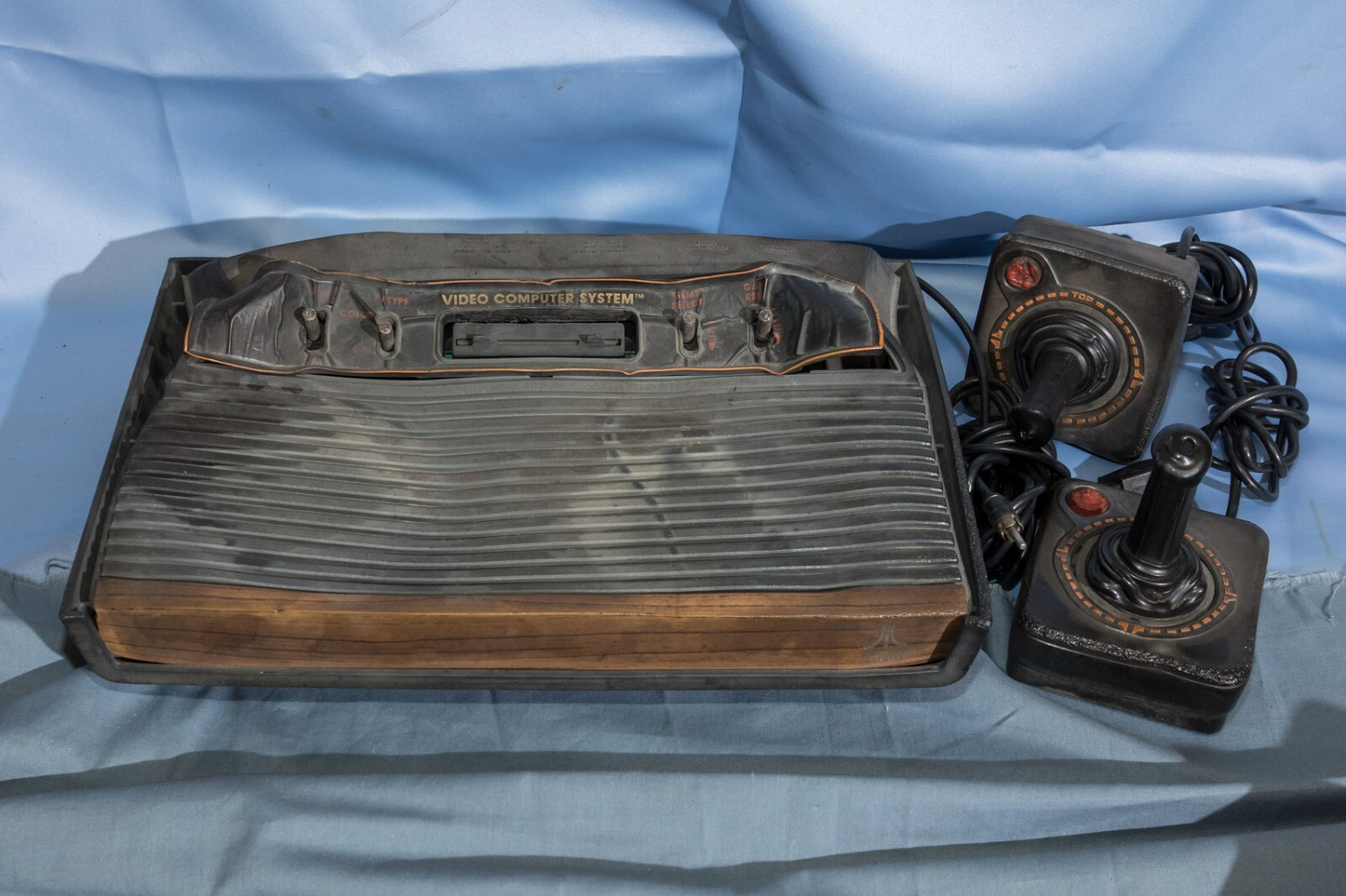 Atari 2600 System Console Melted Art Piece Sculpture for Display