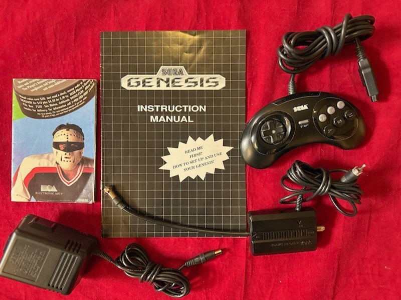 Sega Genesis Model 1 System Console Complete with 1 Controllers +8 Games