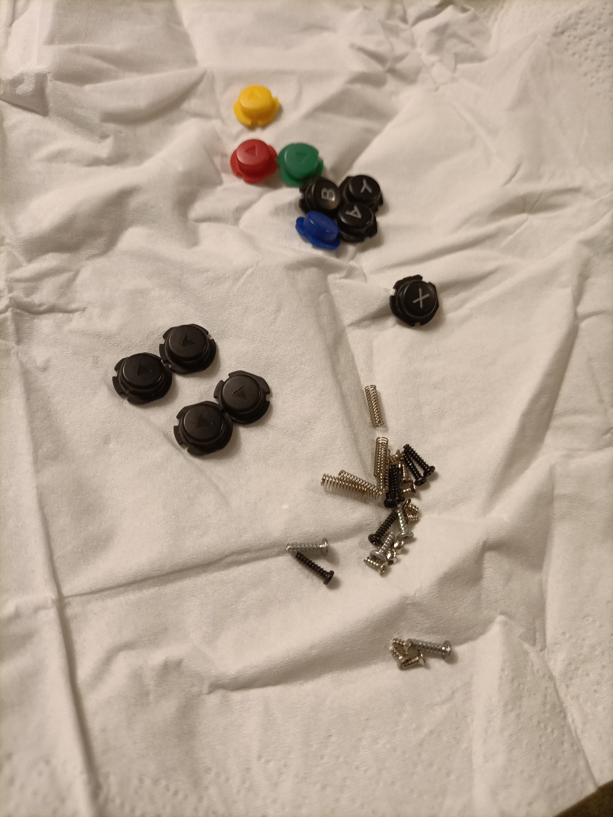 Nintendo Switch Replacement Buttons and Screws + Multicolor Replacement Buttons