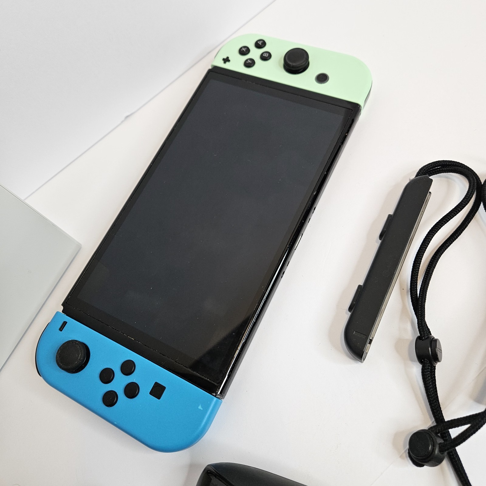 Nintendo Switch OLED Model Console w/ Dock JoyCon Power HDMI Controller Holder