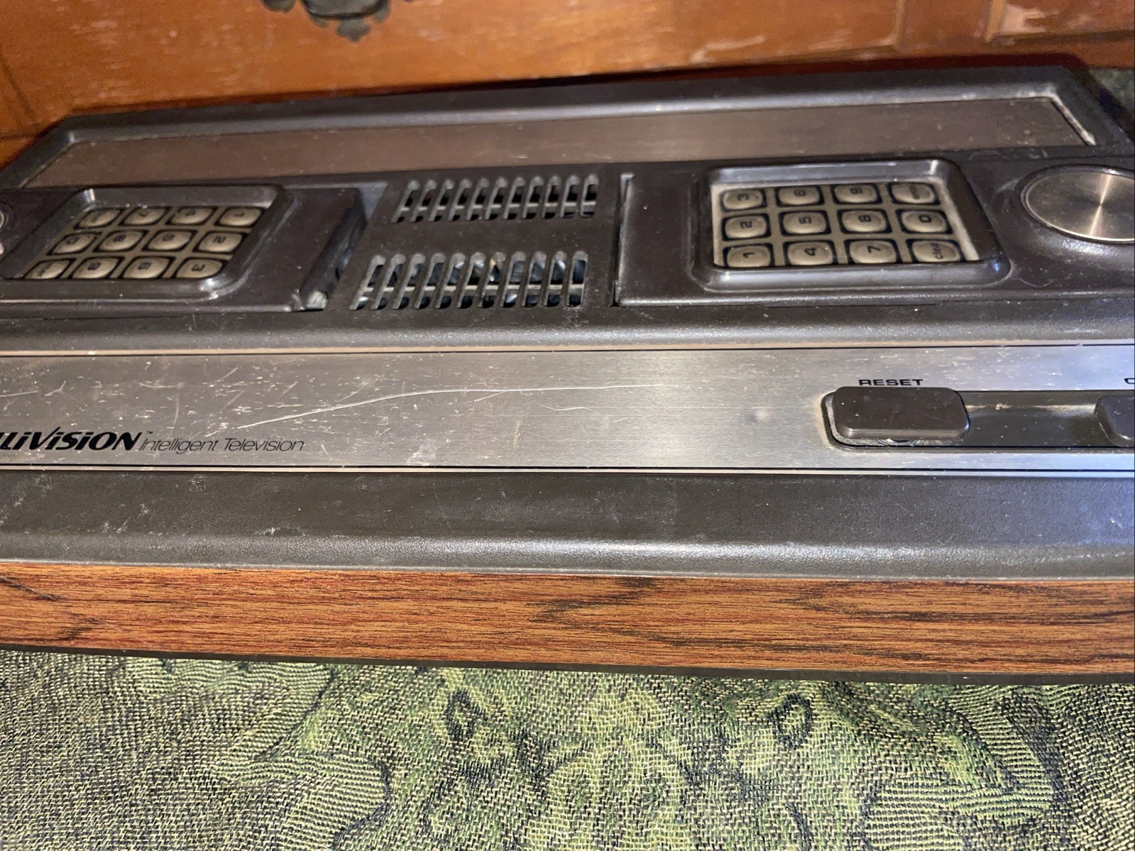 Vintage Intellivision Console Only Tested 2609 Brown & Gold Mattel Electronics