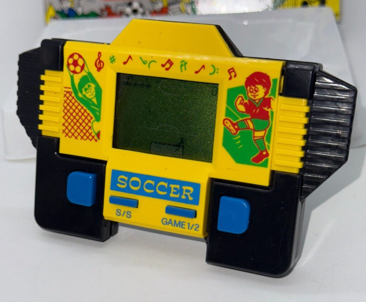 SOCCER – LCD Game & Watch Portable Console – 1990’s – DEADSTOCK – BOXED