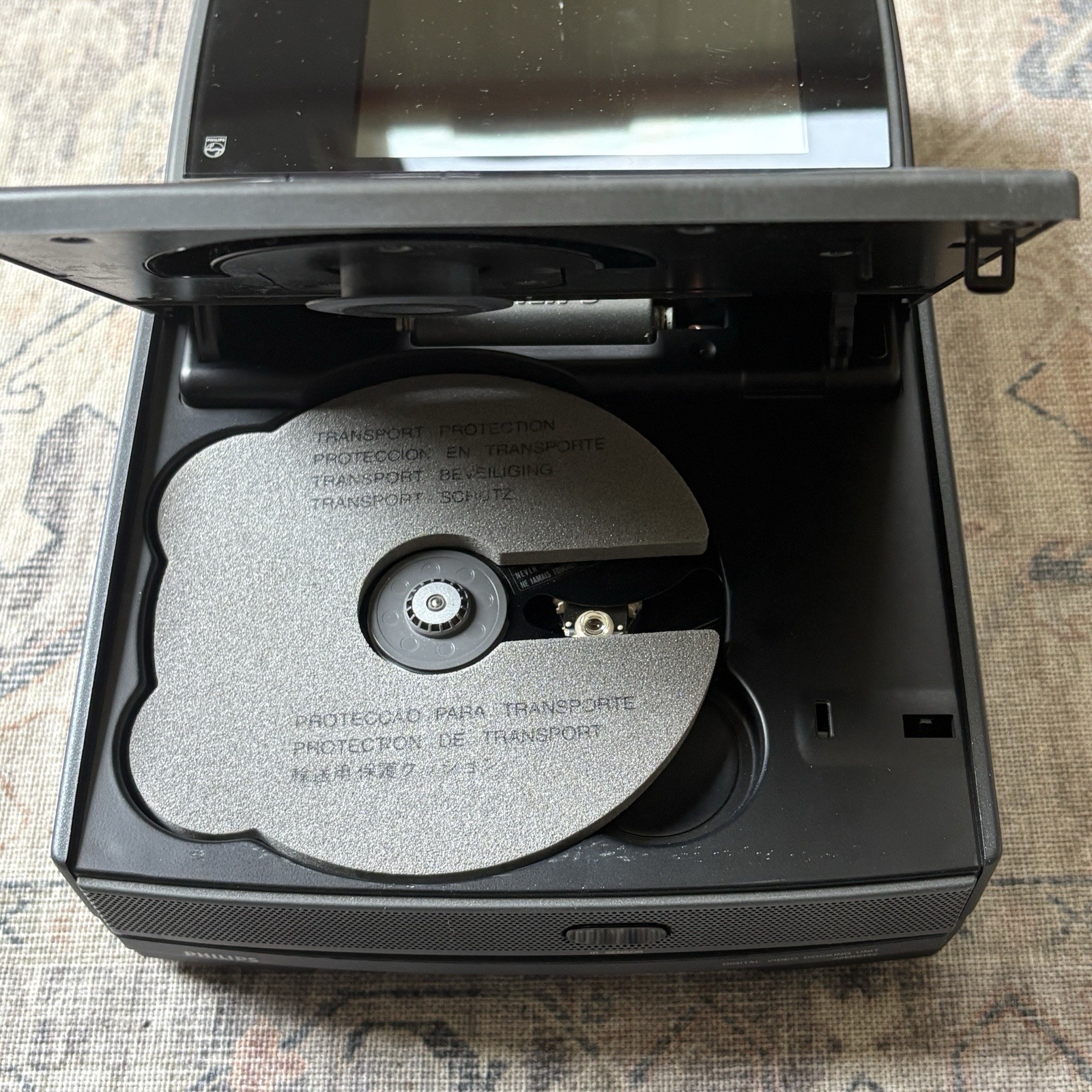 Philips CDi 350 Console CD-i Player w/ Controllers Mouse Digital Video Docking