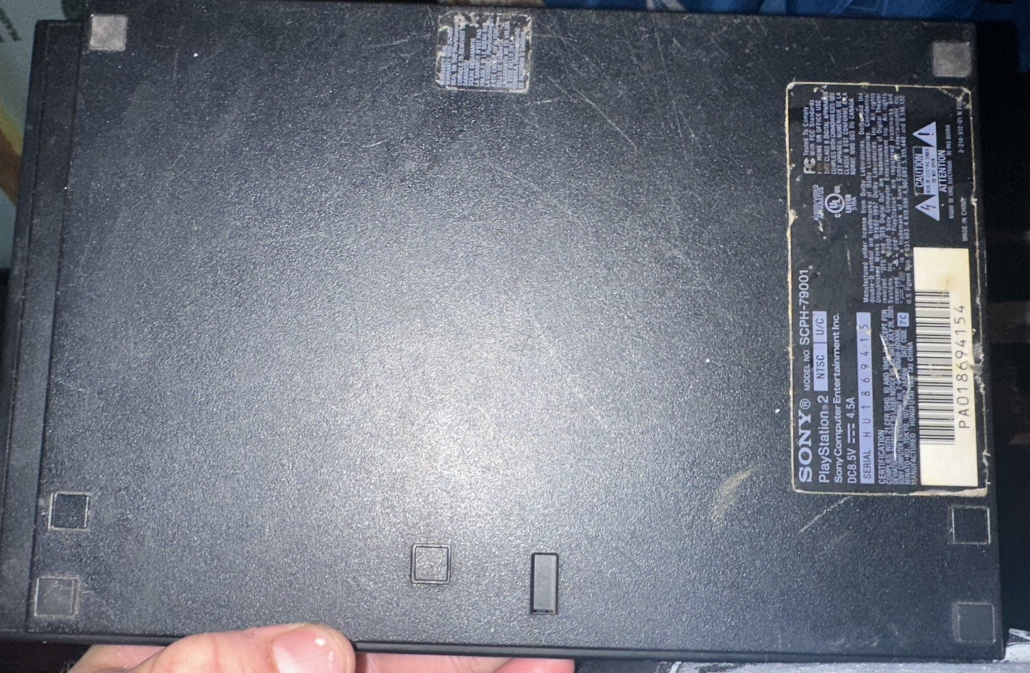 PlayStation 2 Slim (SCPH-79001) Console Bundle with Controller & Memory Card