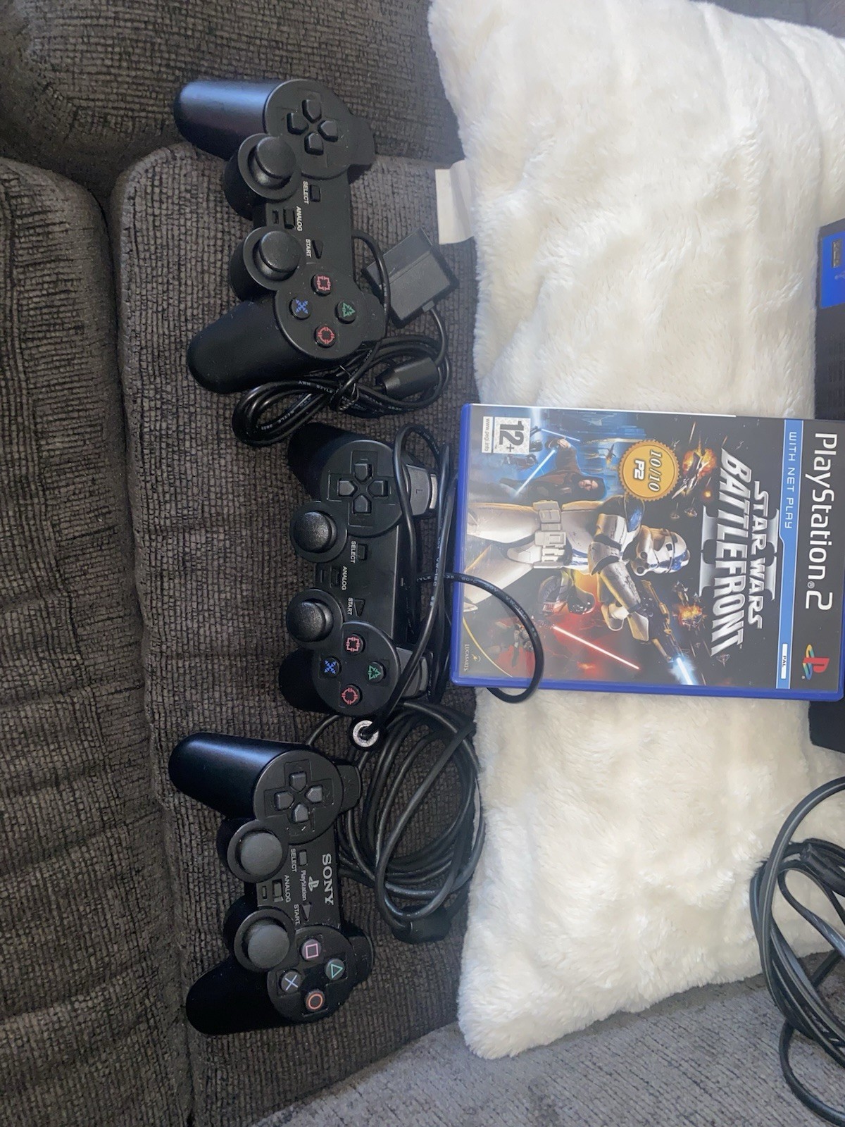 Ps2 Console 3 Controllers 10 Games Tested In Working Condition
