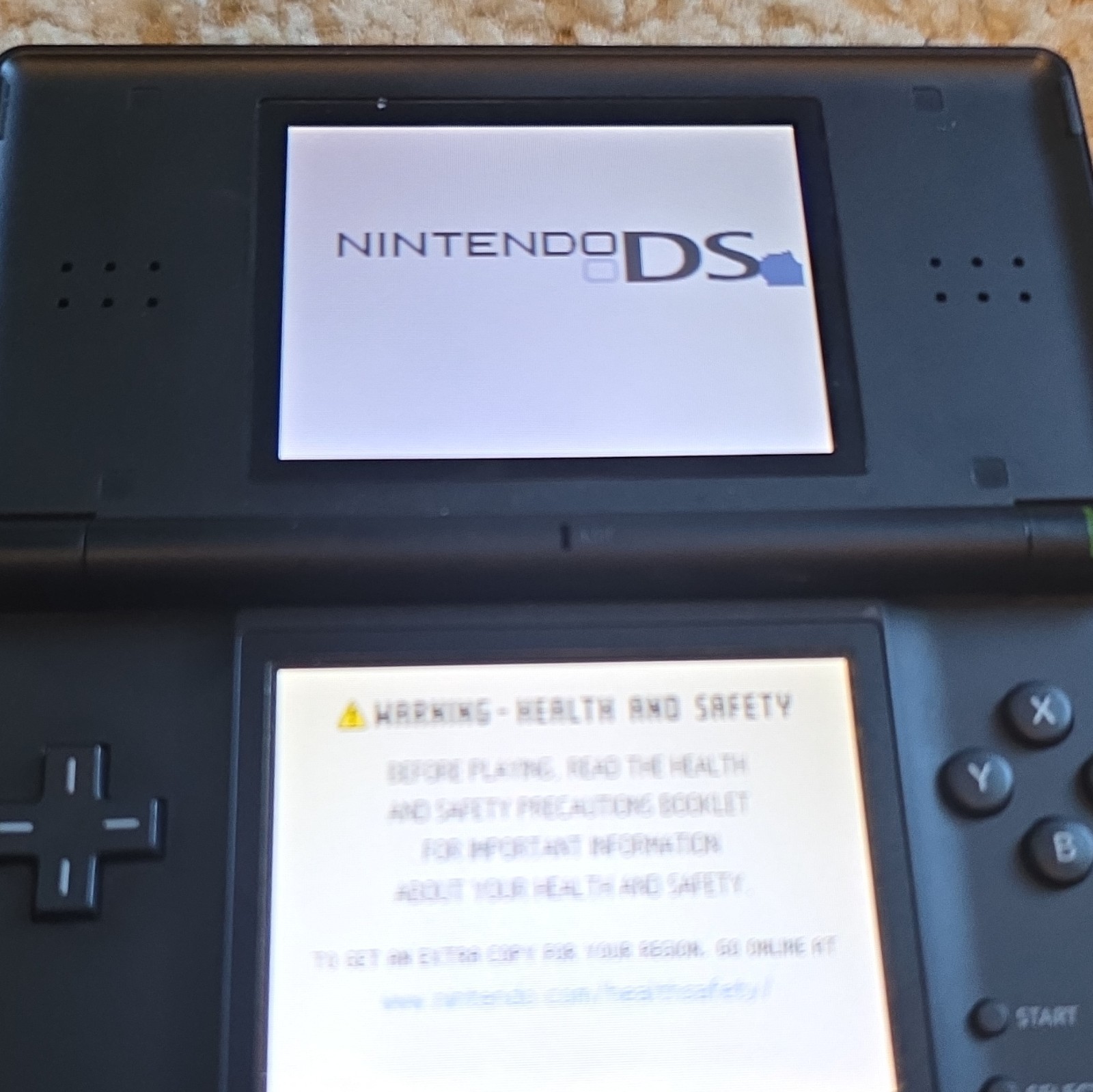 Nintendo DS Lite Black Handheld System Console for Nintendo DS, Headphone Jack