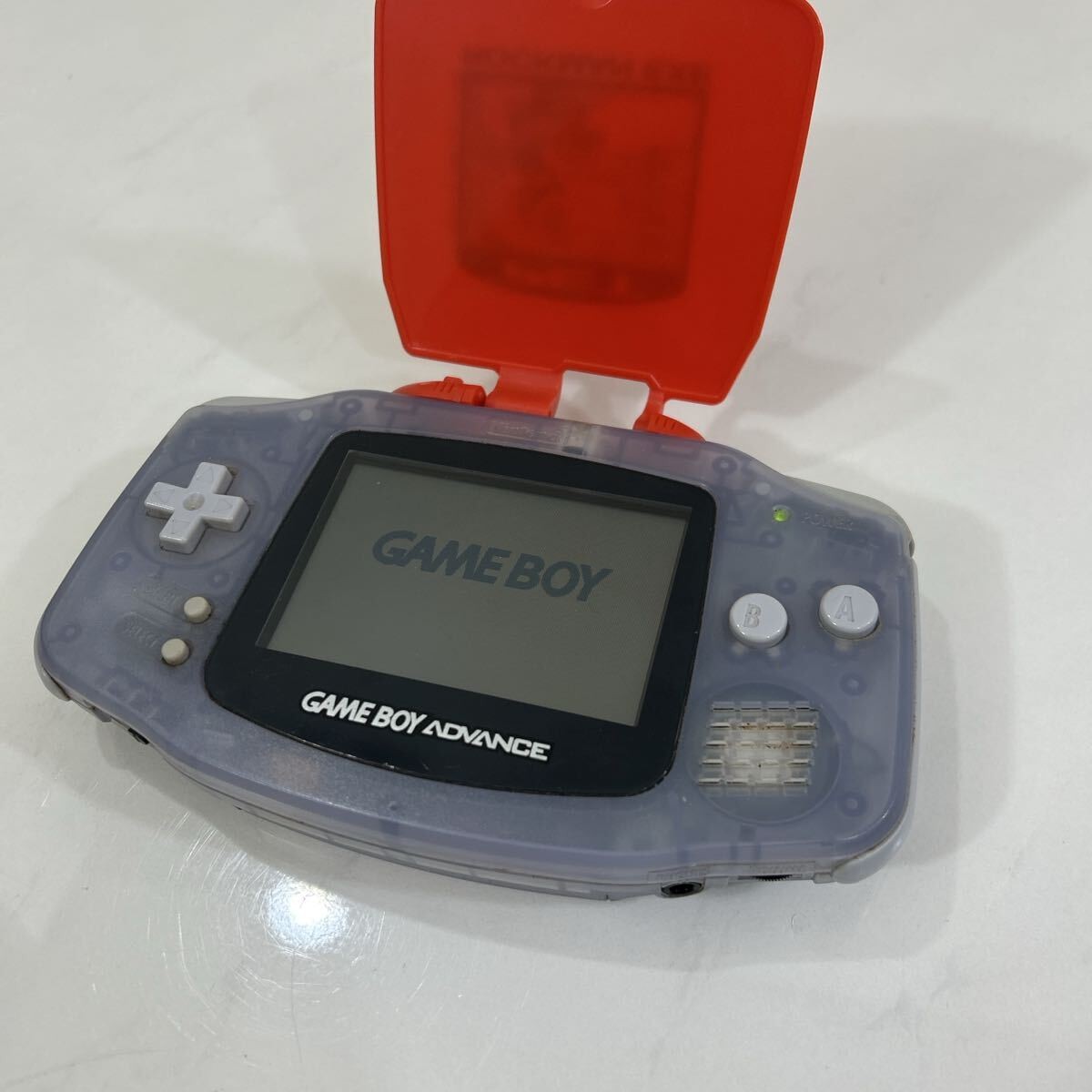 Game Boy Advance Console Nintendo Mega Man Battle Network LCD With Cover Rare