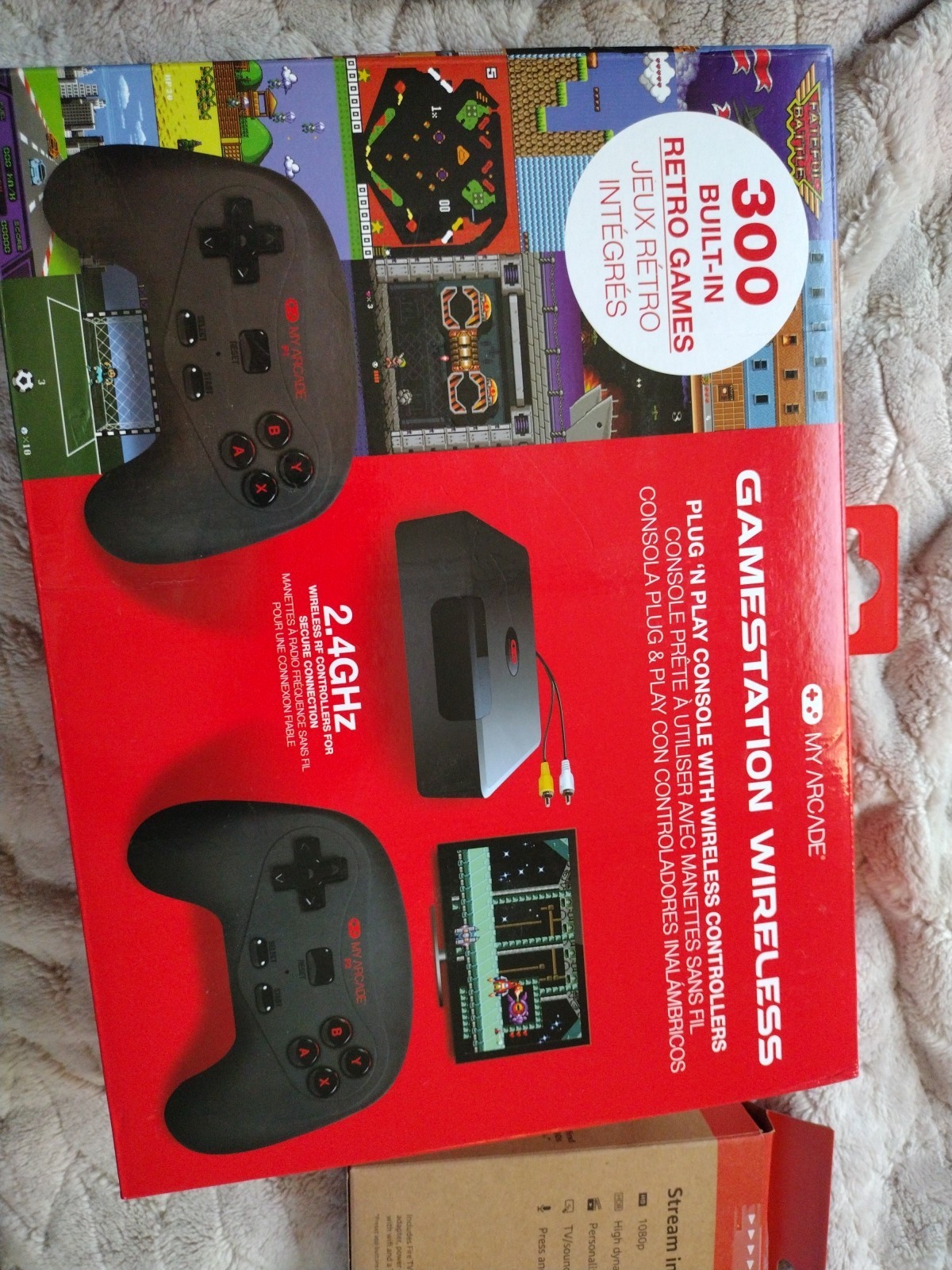 My Arcade Retro Game Station 300 Inbuilt Games Retro Gaming Wireless Controllers