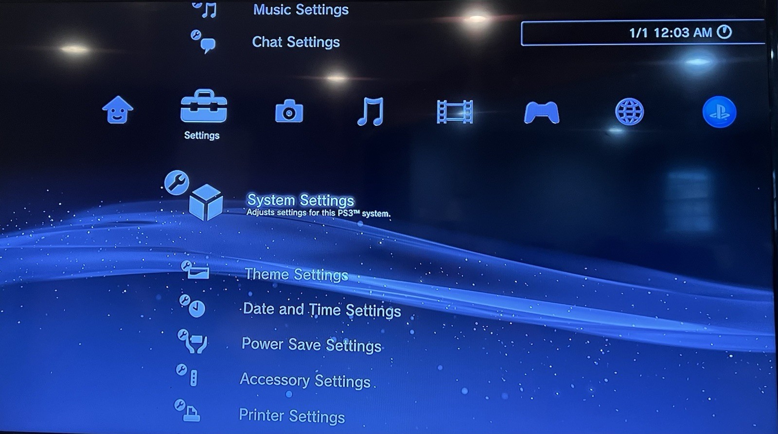 Sony PlayStation 3 Launch Edition 40GB CECHH01 W/ Sixaxis controller and cables