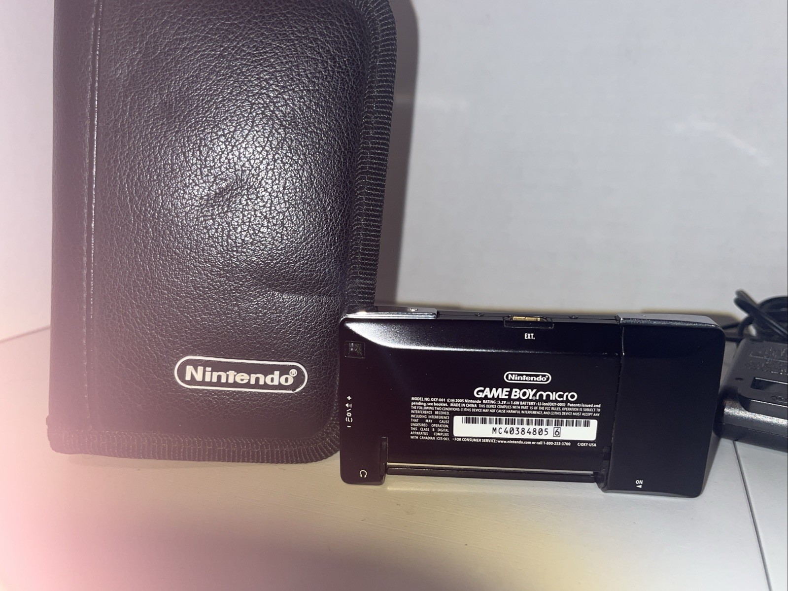 Nintendo Game Boy Micro Lot Bundle – With 6 Games – Cord – And Case. Great Cond