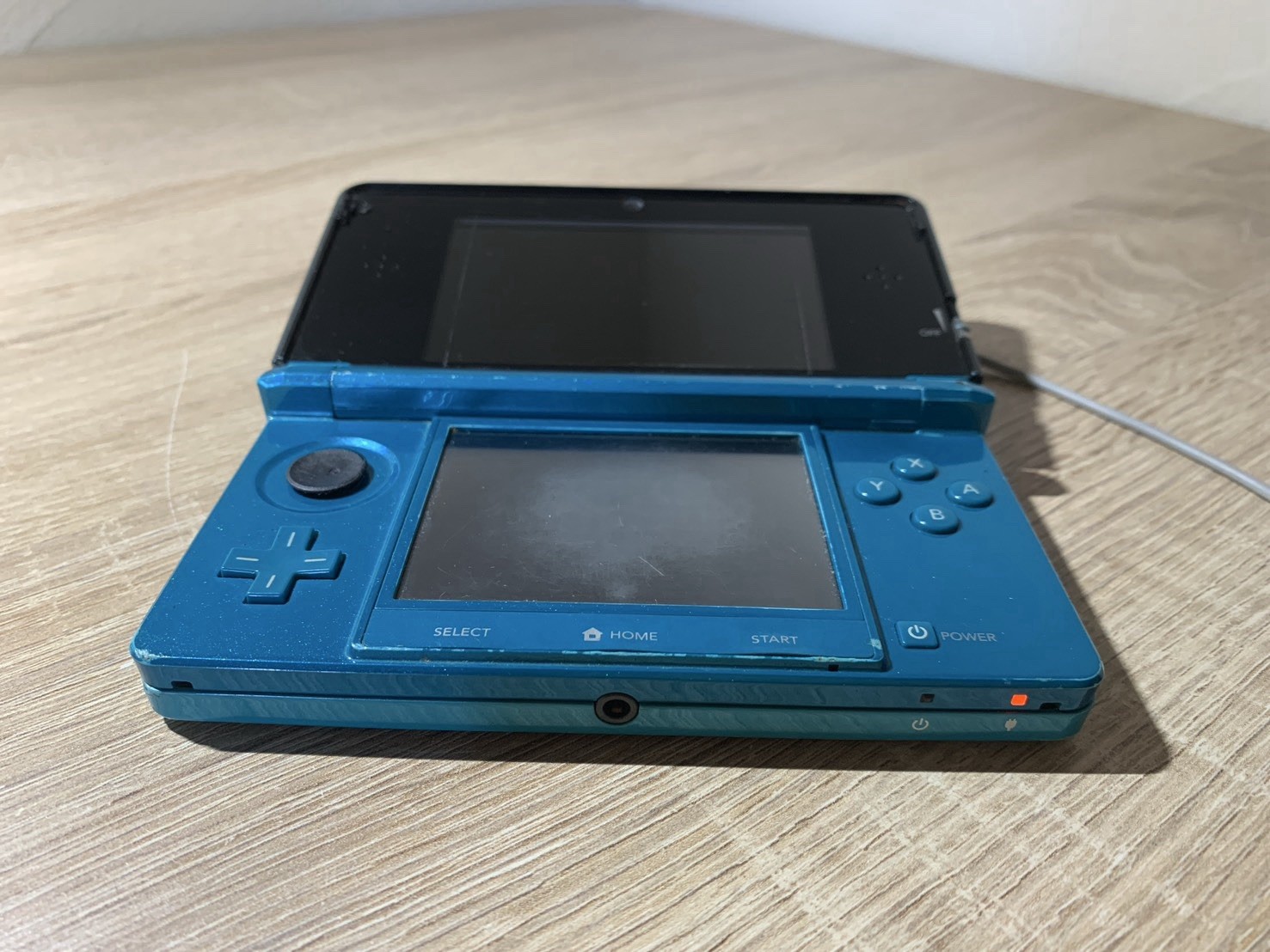 0689 Nintendo 3DS Aqua Blue Normal TESTED 290g