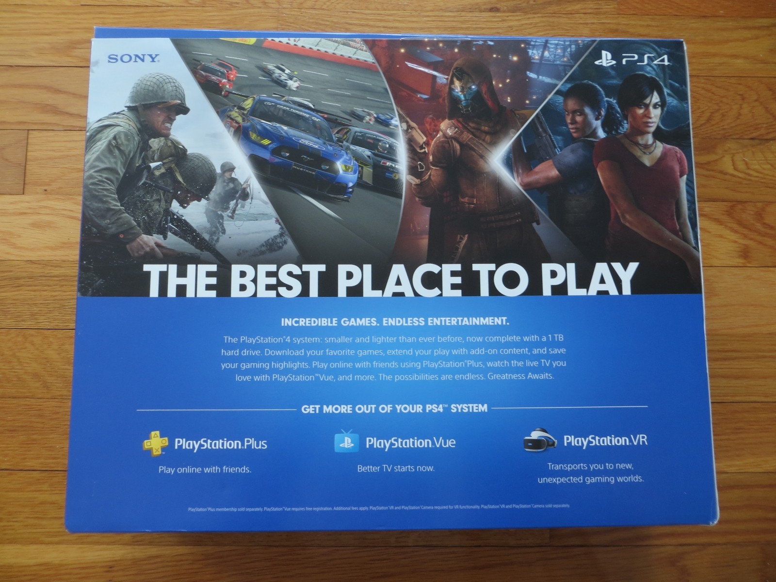 Playstation 4 Slim Console, 1TB, CUH-2115B, One Owner, w/box, original packaging